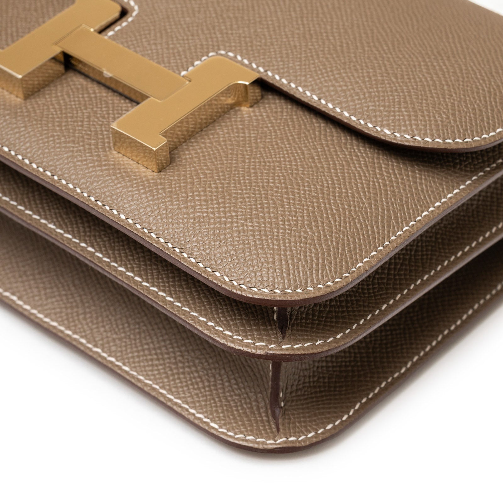 Hermès Constance 18 Etoupe Epsom Permabrass Hardware