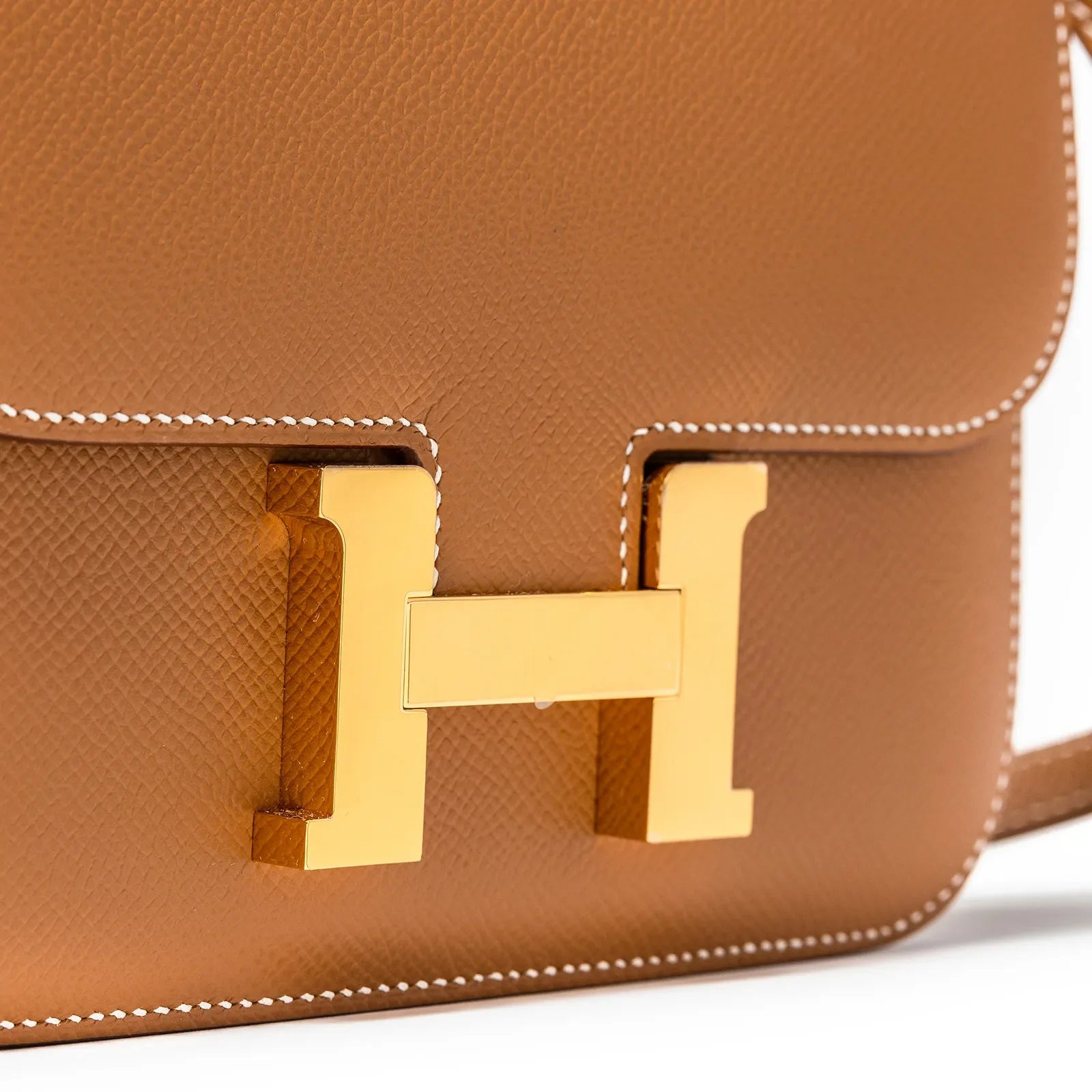 Hermès Mini Constance 18 Gold Epsom Gold Hardware
