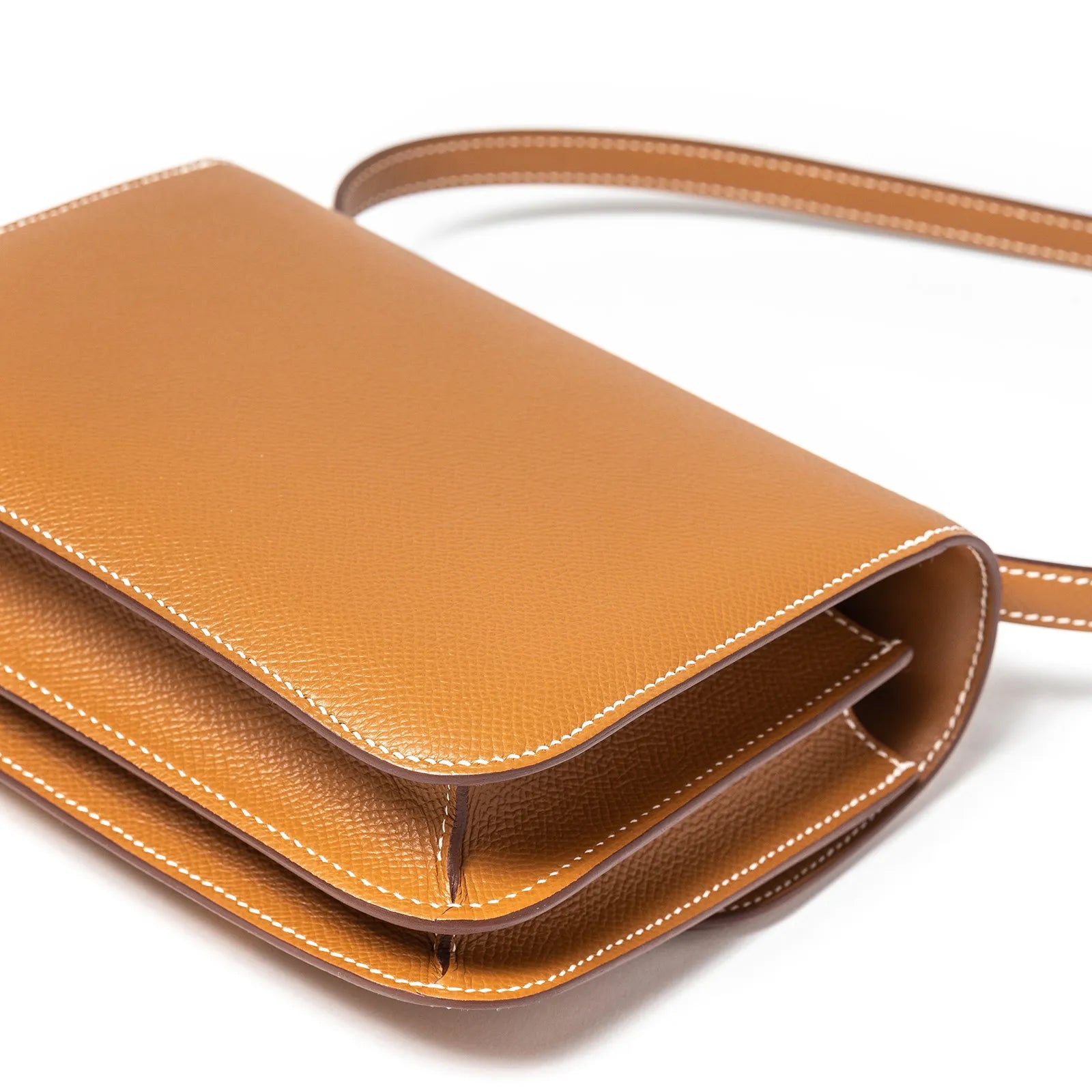 Hermès Mini Constance 18 Gold Epsom Gold Hardware