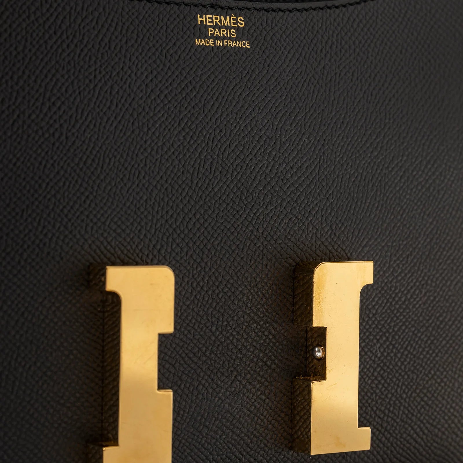 Hermès Constance 24 Black Epsom Gold Hardware