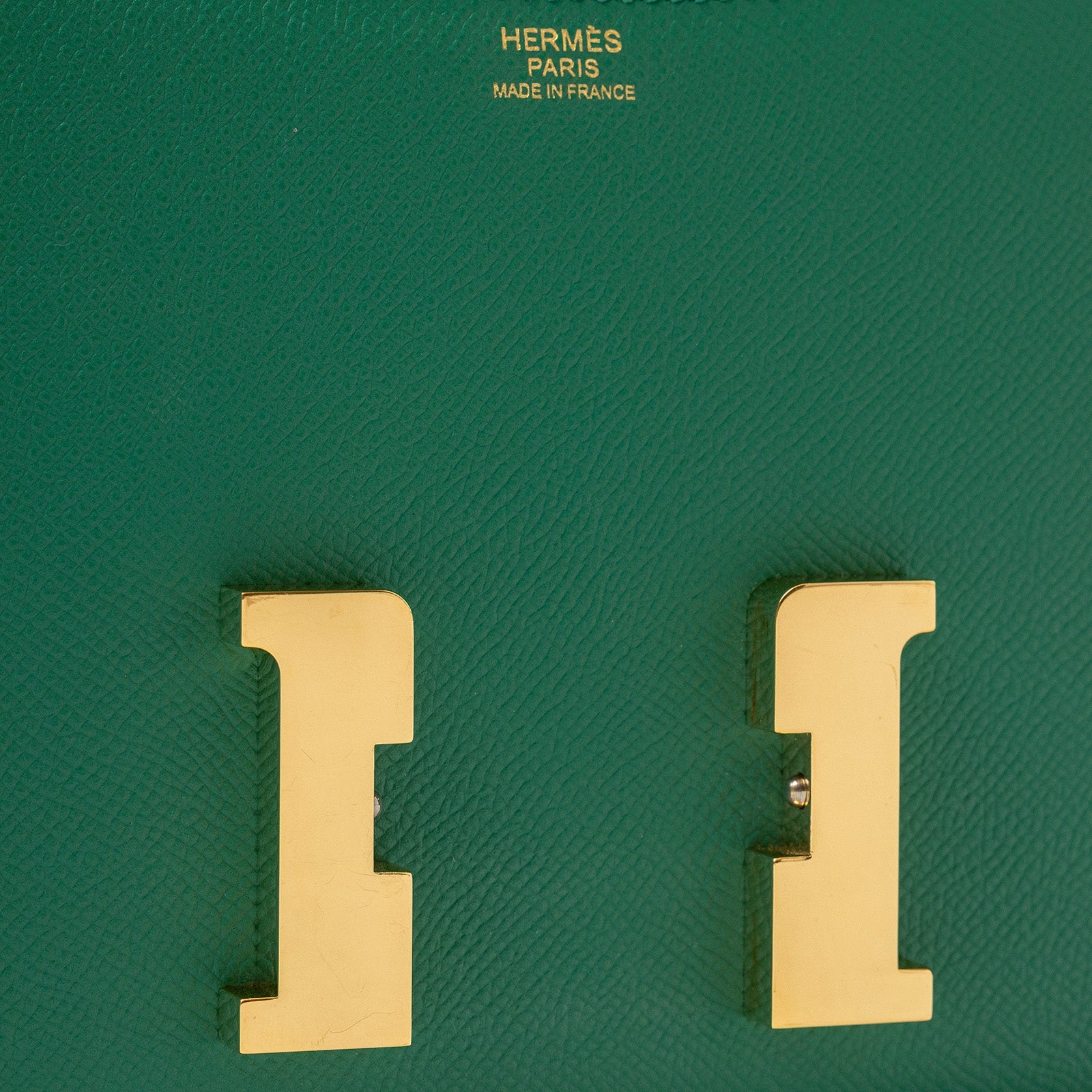Hermès Constance 24 Vert Vertigo Epsom Gold Hardware
