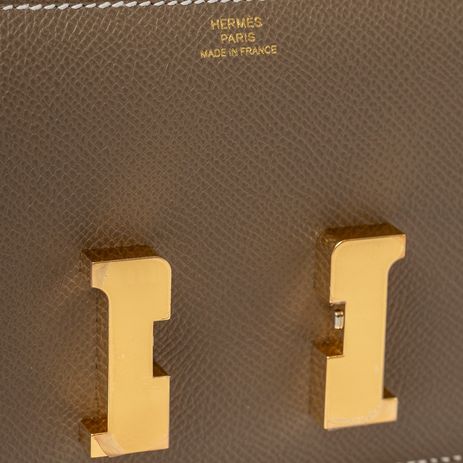 Hermès Constance Elan Etoupe Epsom Gold Hardware