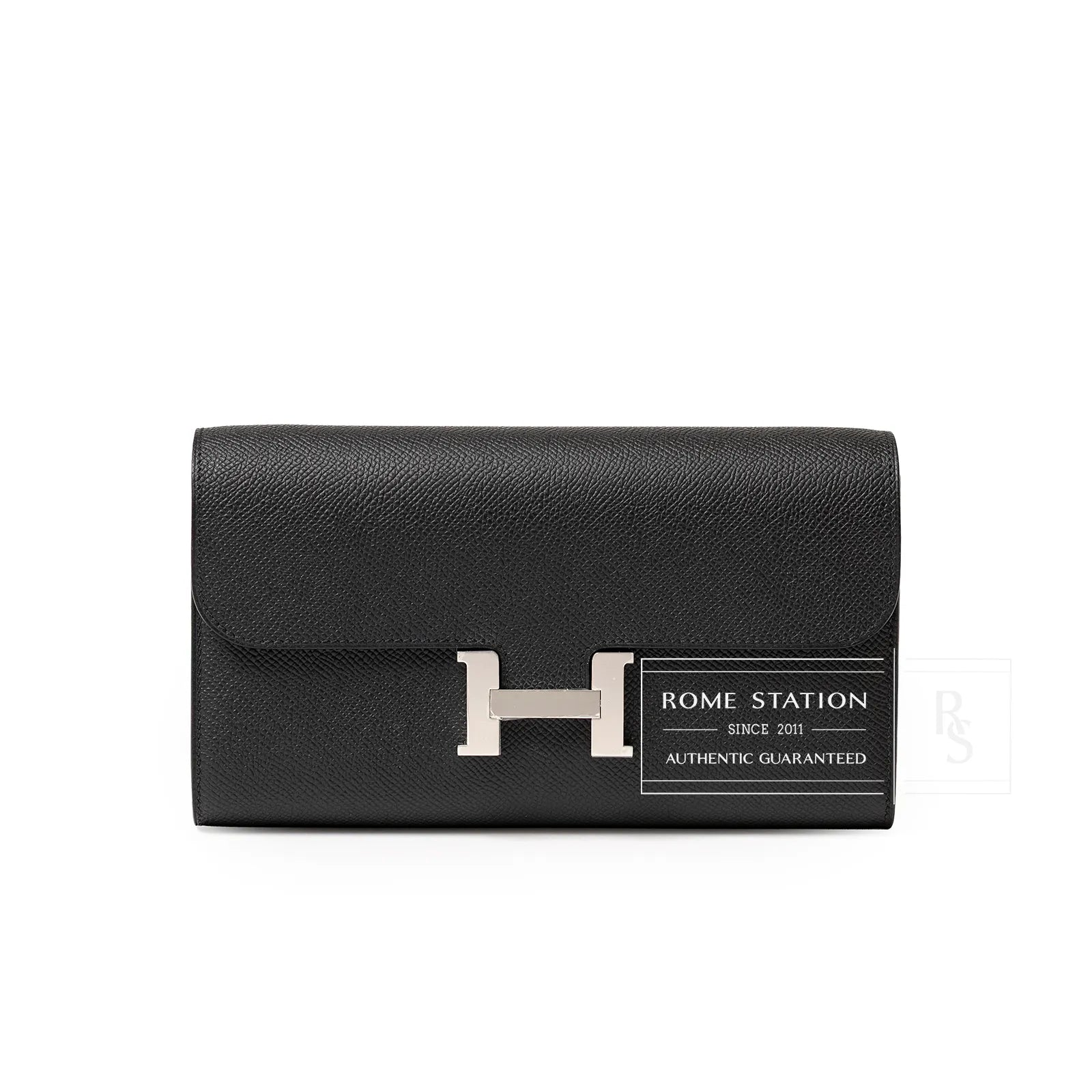 Hermès Constance Wallet To Go Black Epsom Palladium Hardware