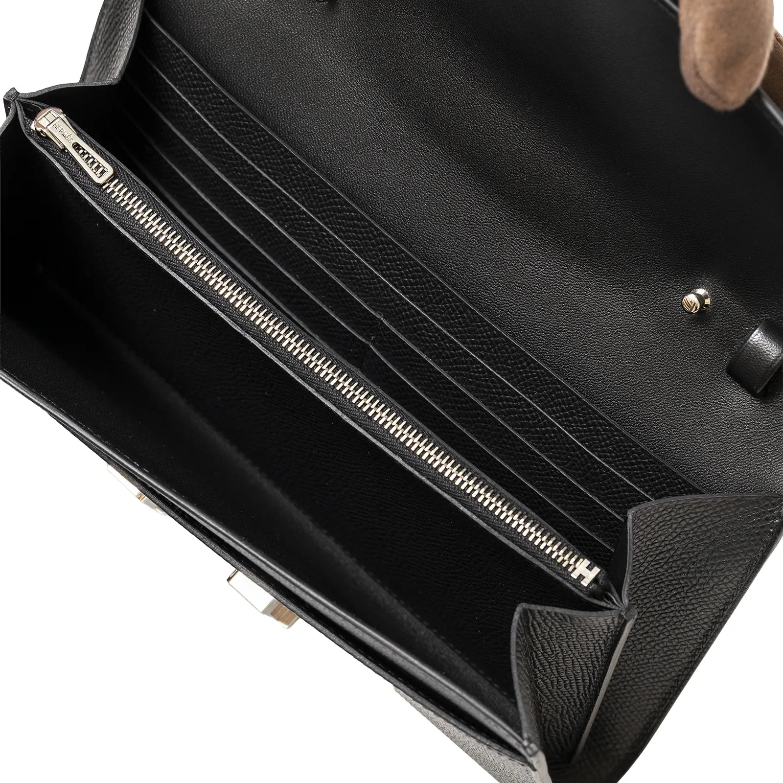 Hermès Constance Wallet To Go Black Epsom Palladium Hardware