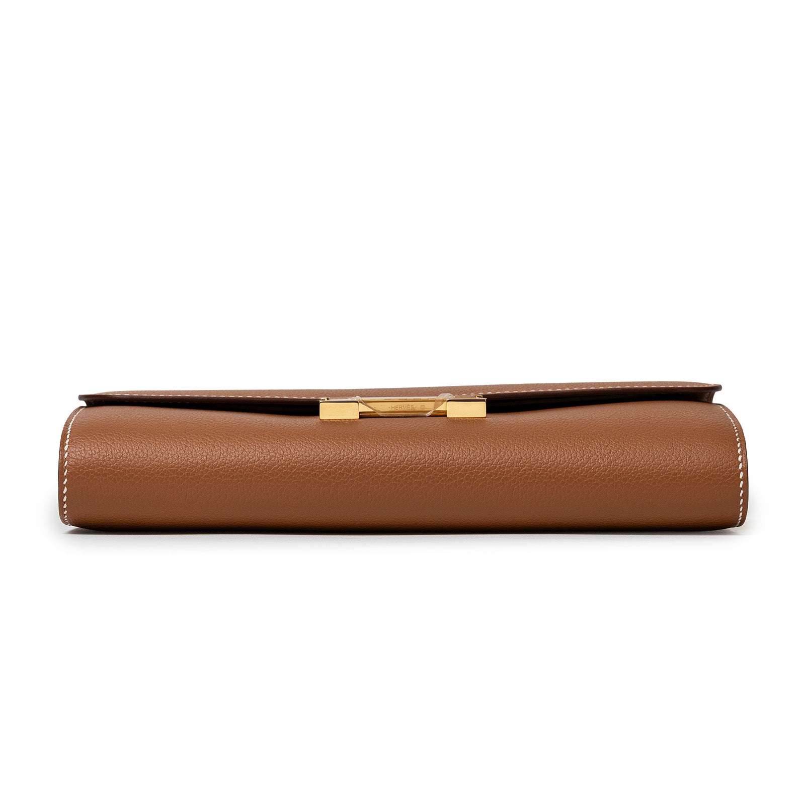 Hermès Constance Wallet To Go Gold Evercolor Gold Hardware