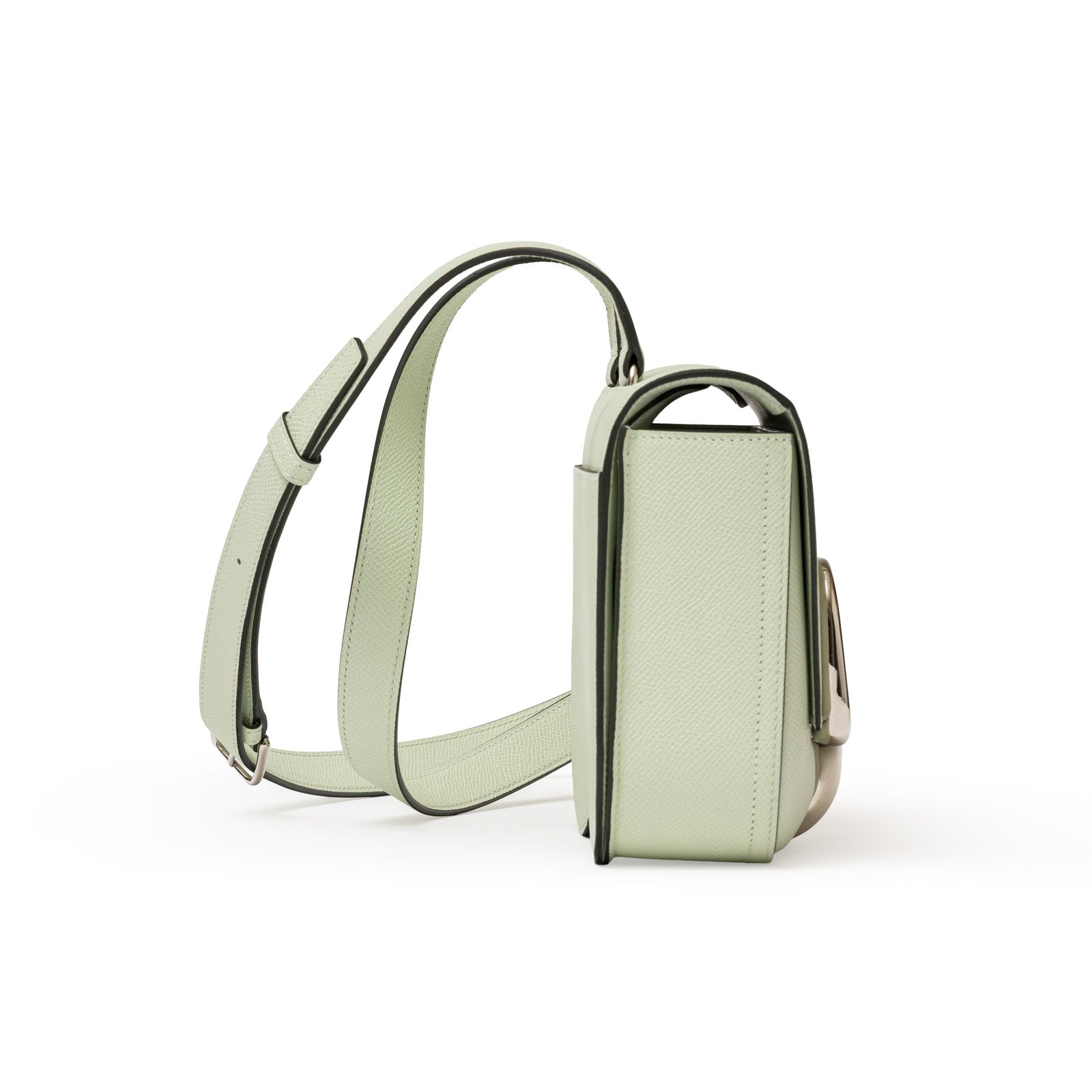Hermès Della Cavalleria Mini Vert Fizz Epsom Palladium Hardware