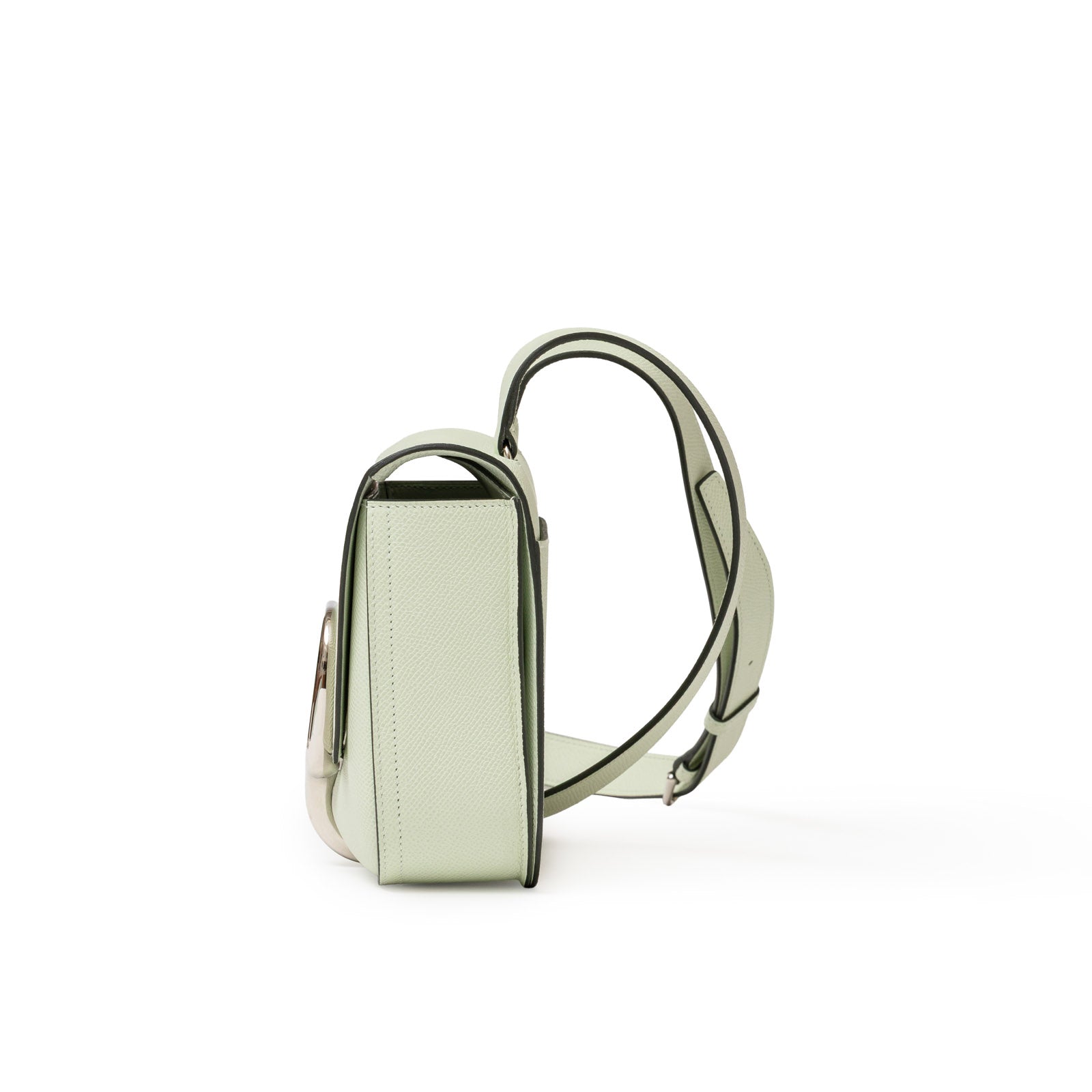 Hermès Della Cavalleria Mini Vert Fizz Epsom Palladium Hardware