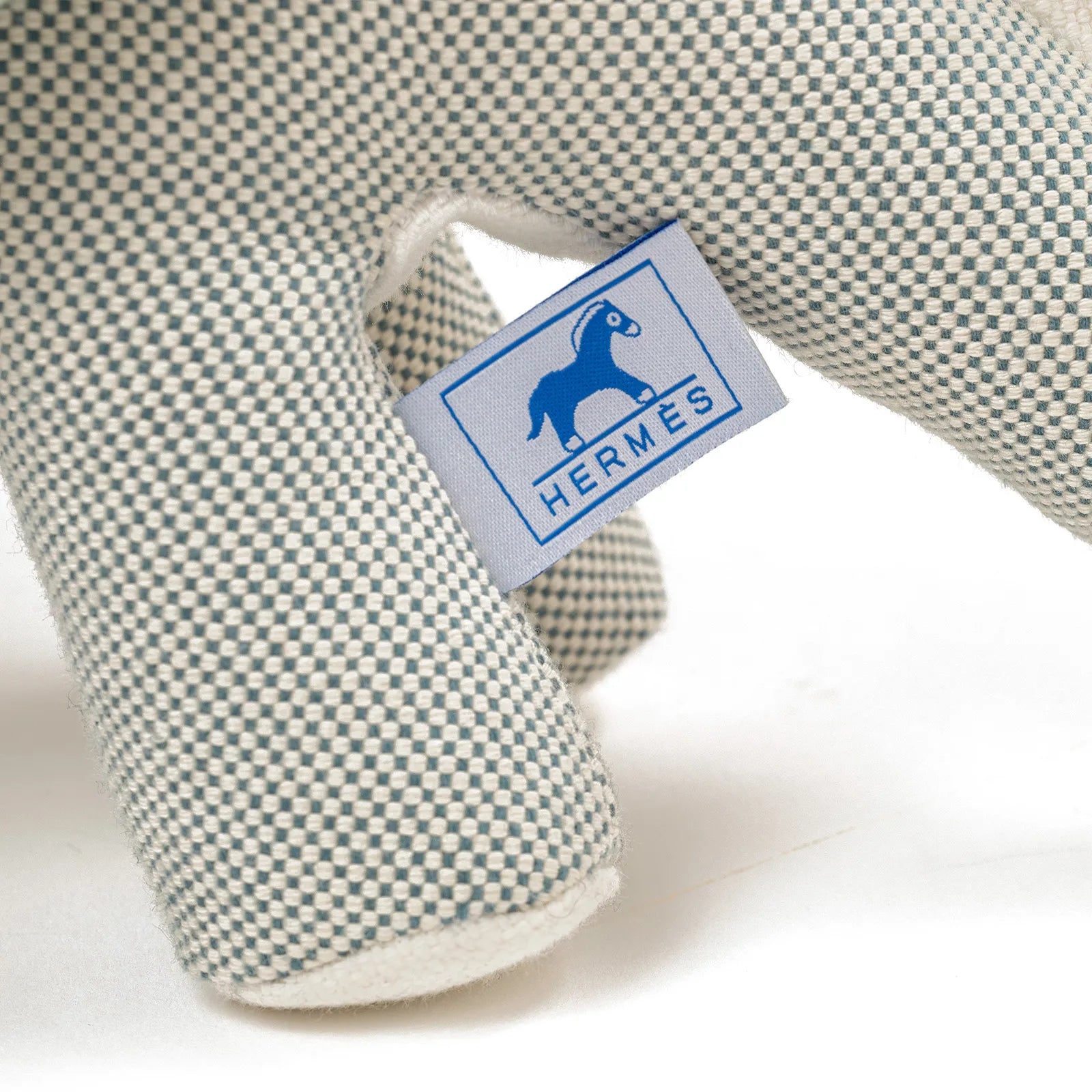 Hermès Dragon Plush Doll Bleu Nattier Cotton