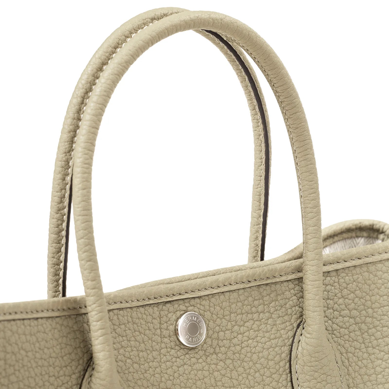 Hermès Garden Party 30 Sage Negonda Palladium Hardware