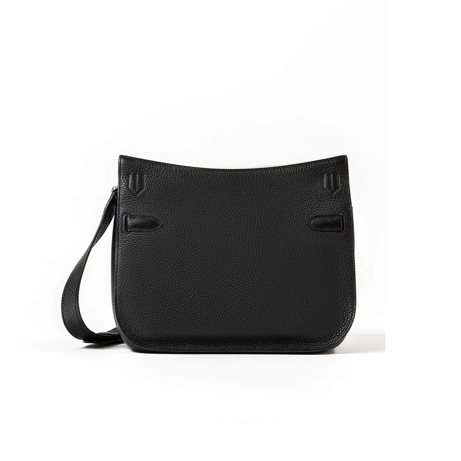 Hermès Jypsiere 28 Black Clemence Palladium Hardware