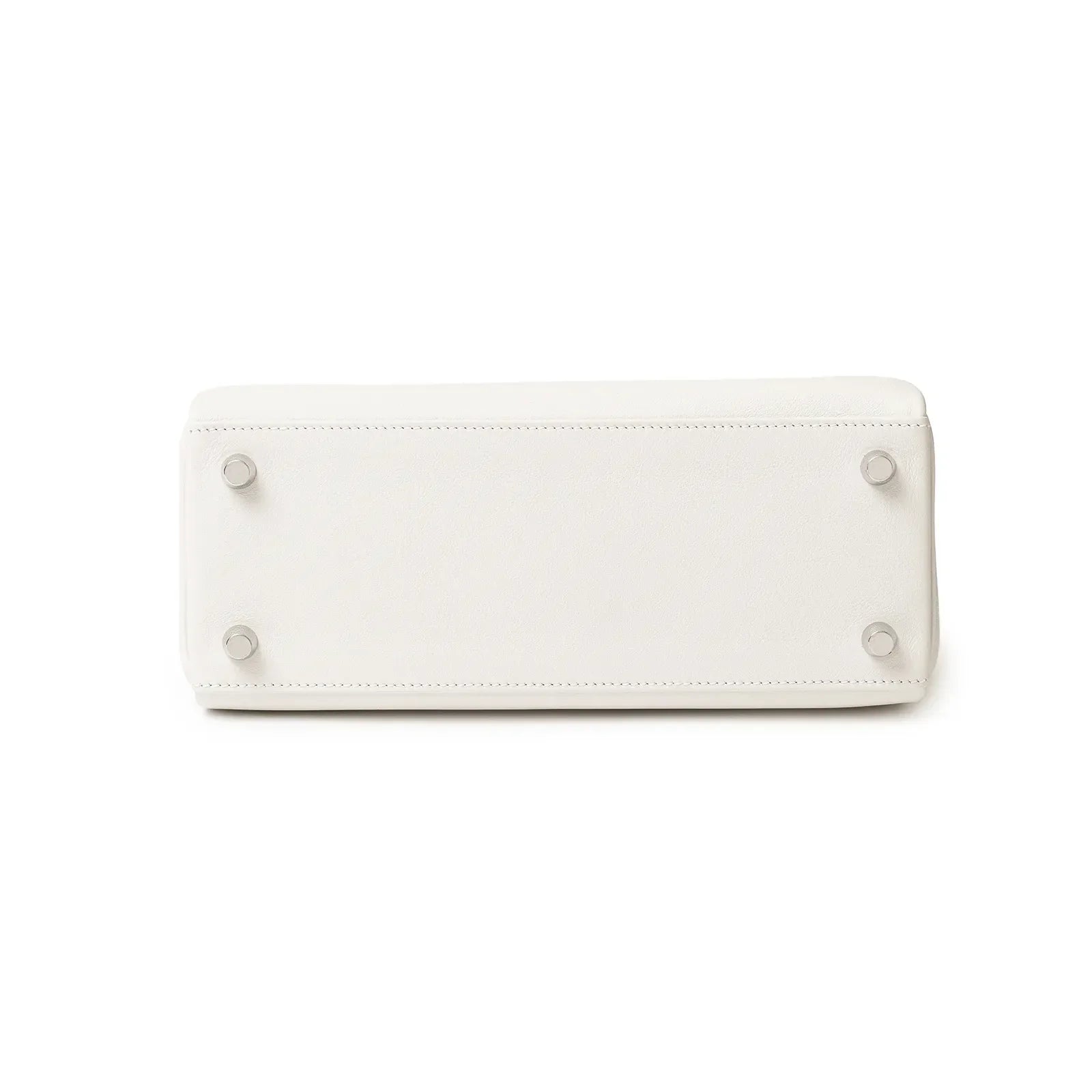 Hermès Kelly 25 Retourne Gris Pale Swift Palladium Hardware