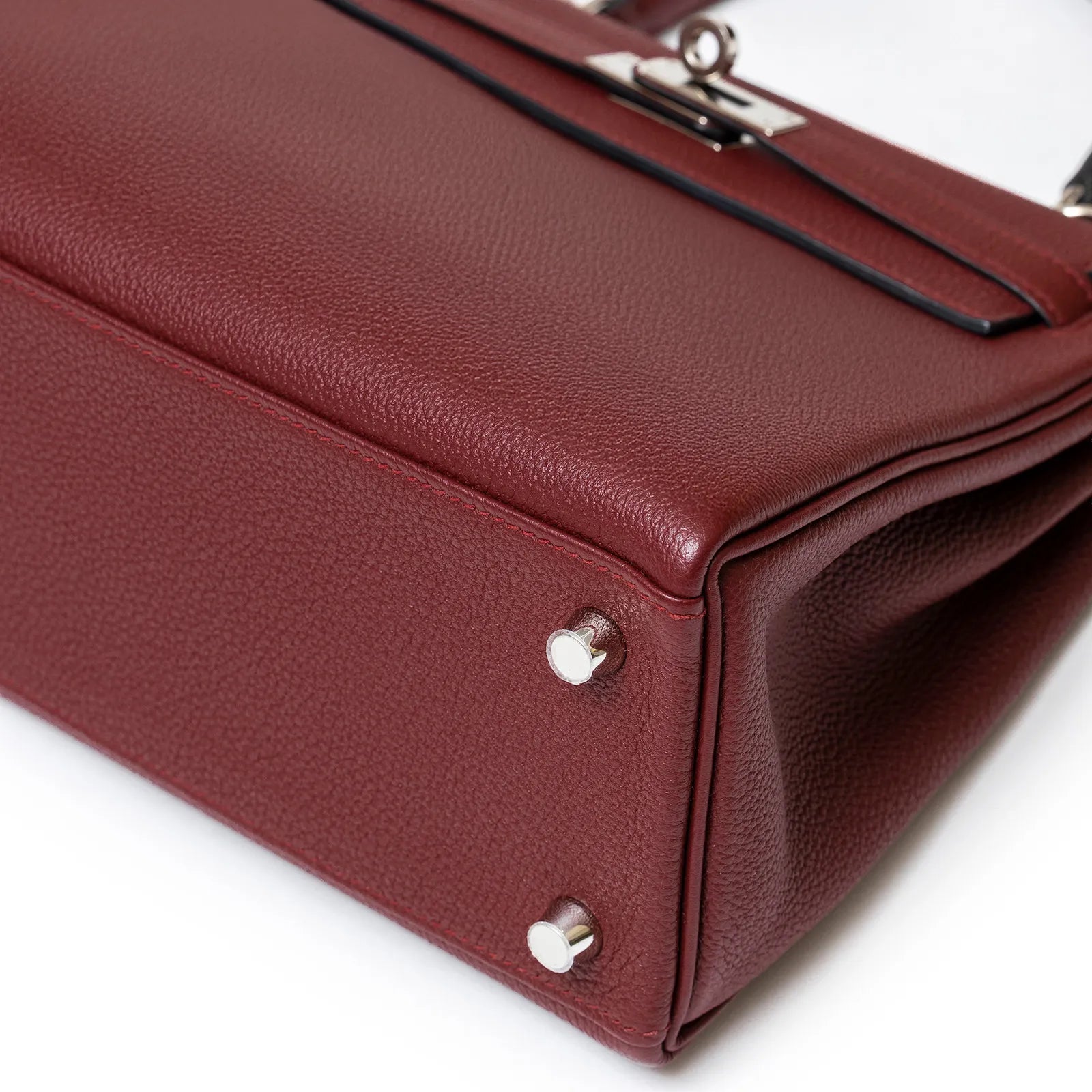 Hermès Kelly 25 Retourne Togo Rouge H Palladium Hardware