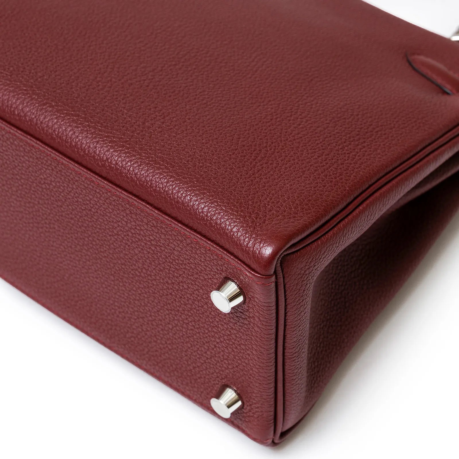 Hermès Kelly 25 Retourne Togo Rouge H Palladium Hardware