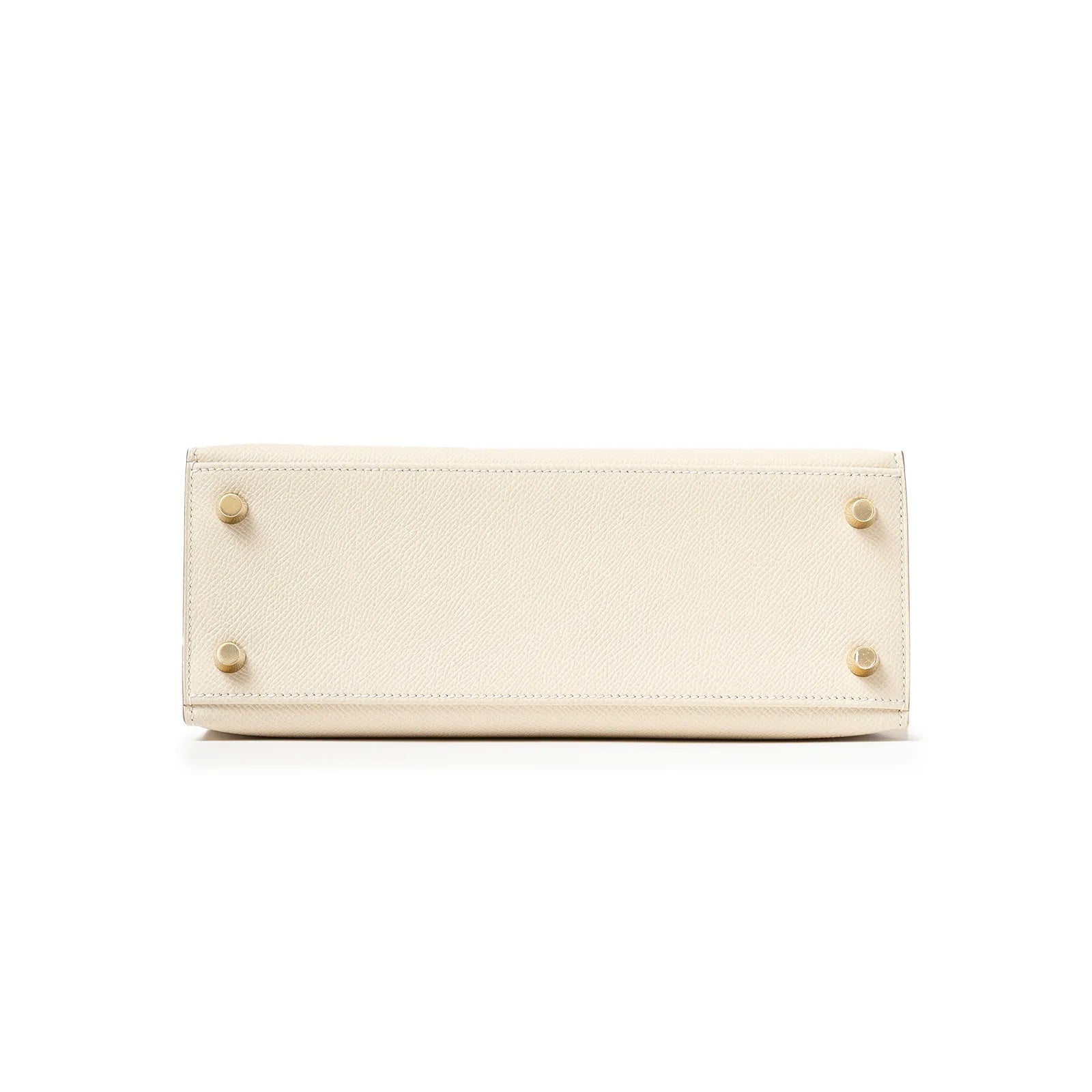 Hermès Kelly 25 Sellier Epsom Craie Gold Hardware