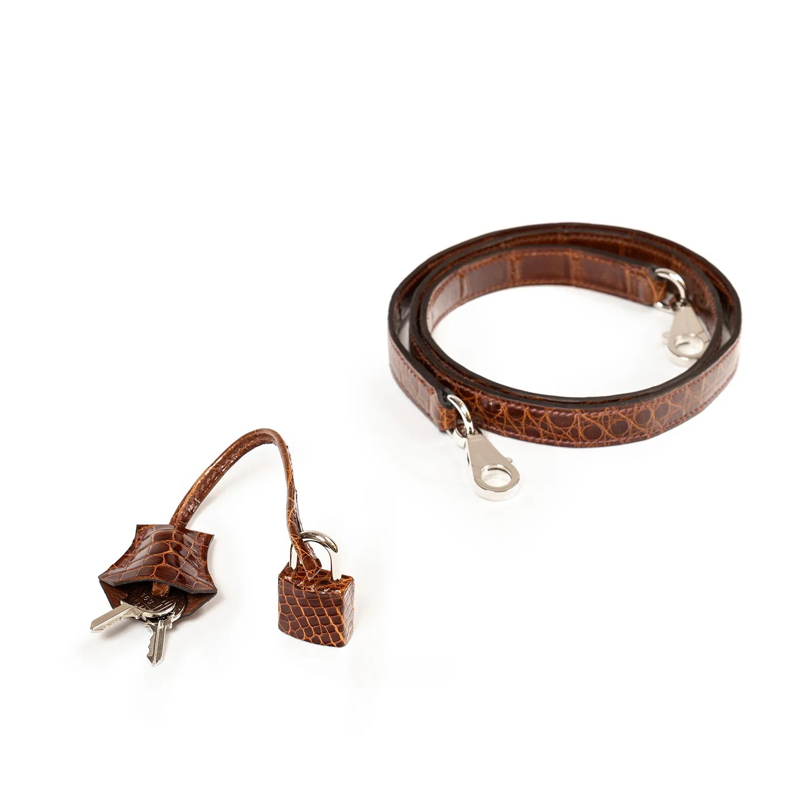Hermès Kelly 25 Sellier Miel Shiny Alligator Palladium Hardware