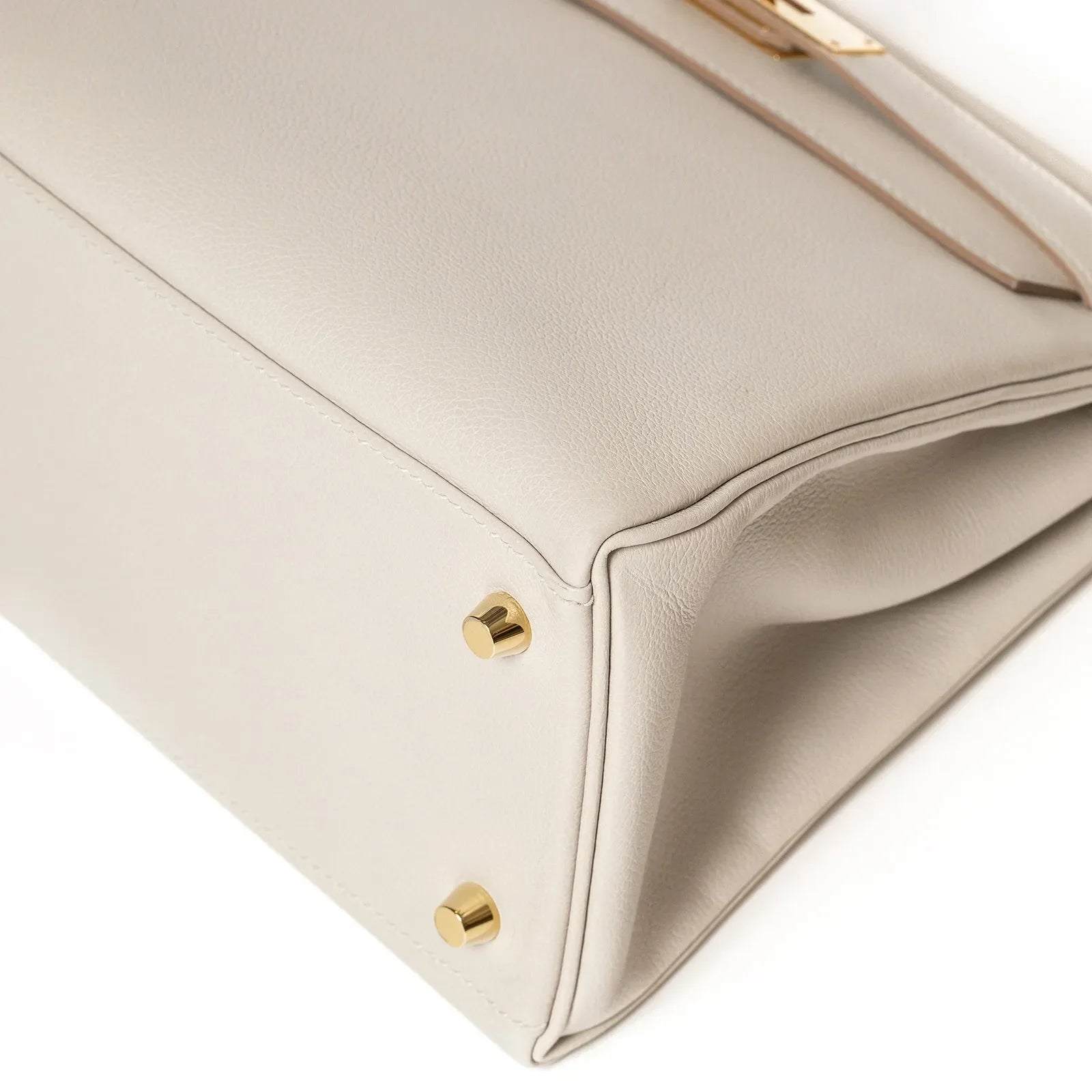 Hermès Kelly 28 Gris Perle Evercolor Gold Hardware