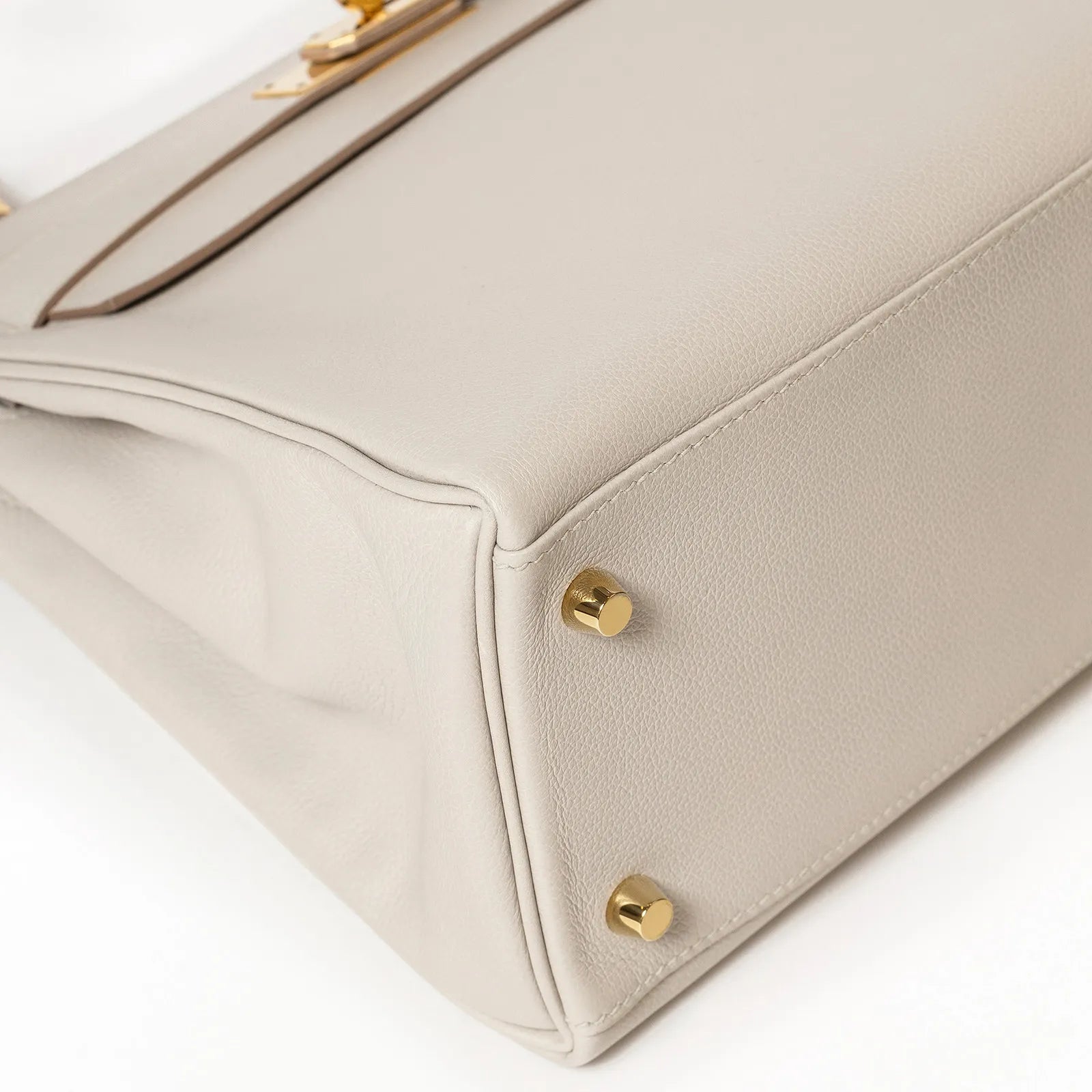 Hermès Kelly 28 Gris Perle Evercolor Gold Hardware