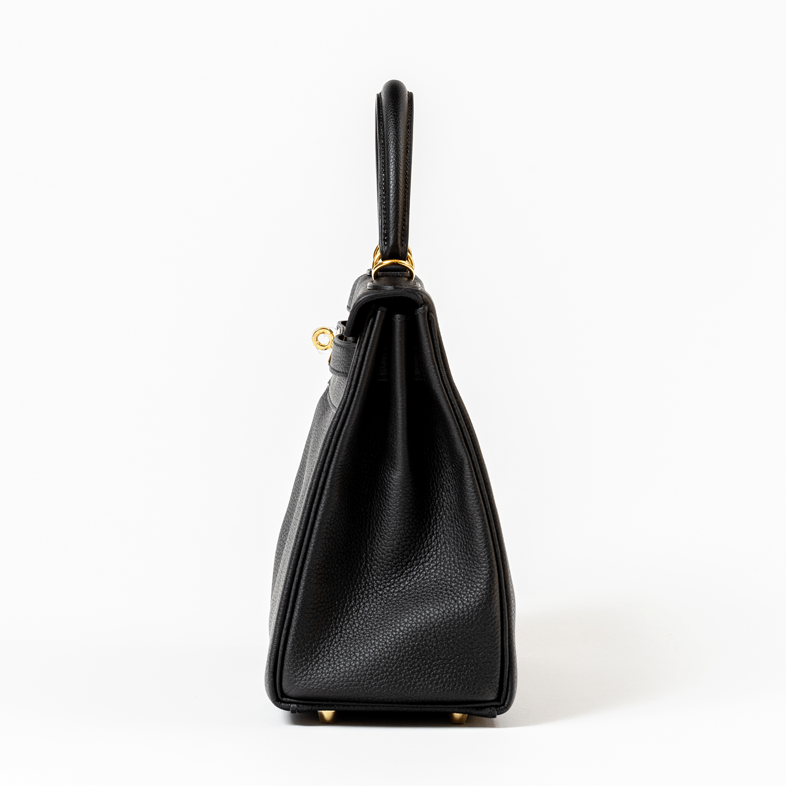 Hermès Kelly 28 Retourne Black Togo Gold Hardware