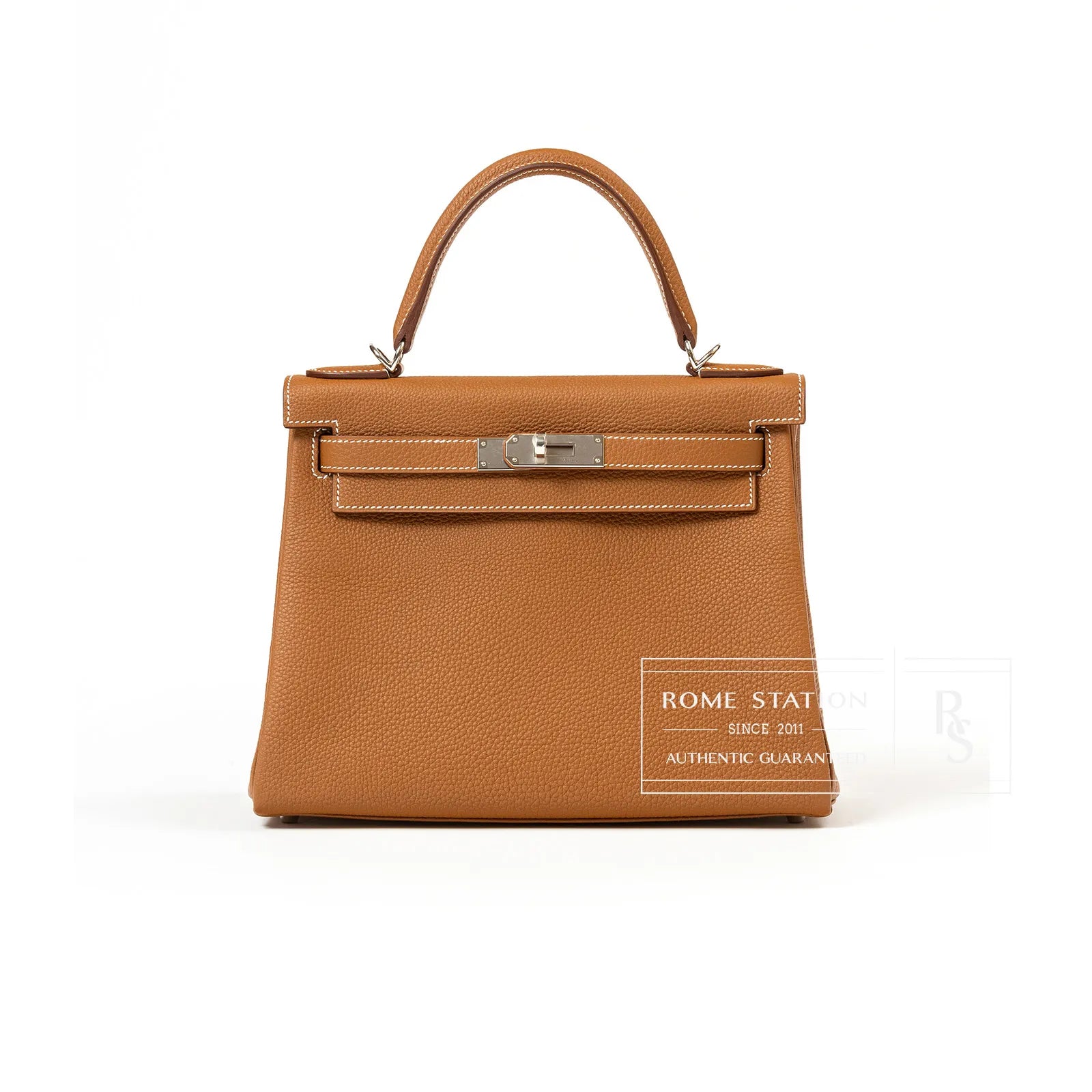 Hermès Kelly 28 Retourne Gold Togo Palladium Hardware
