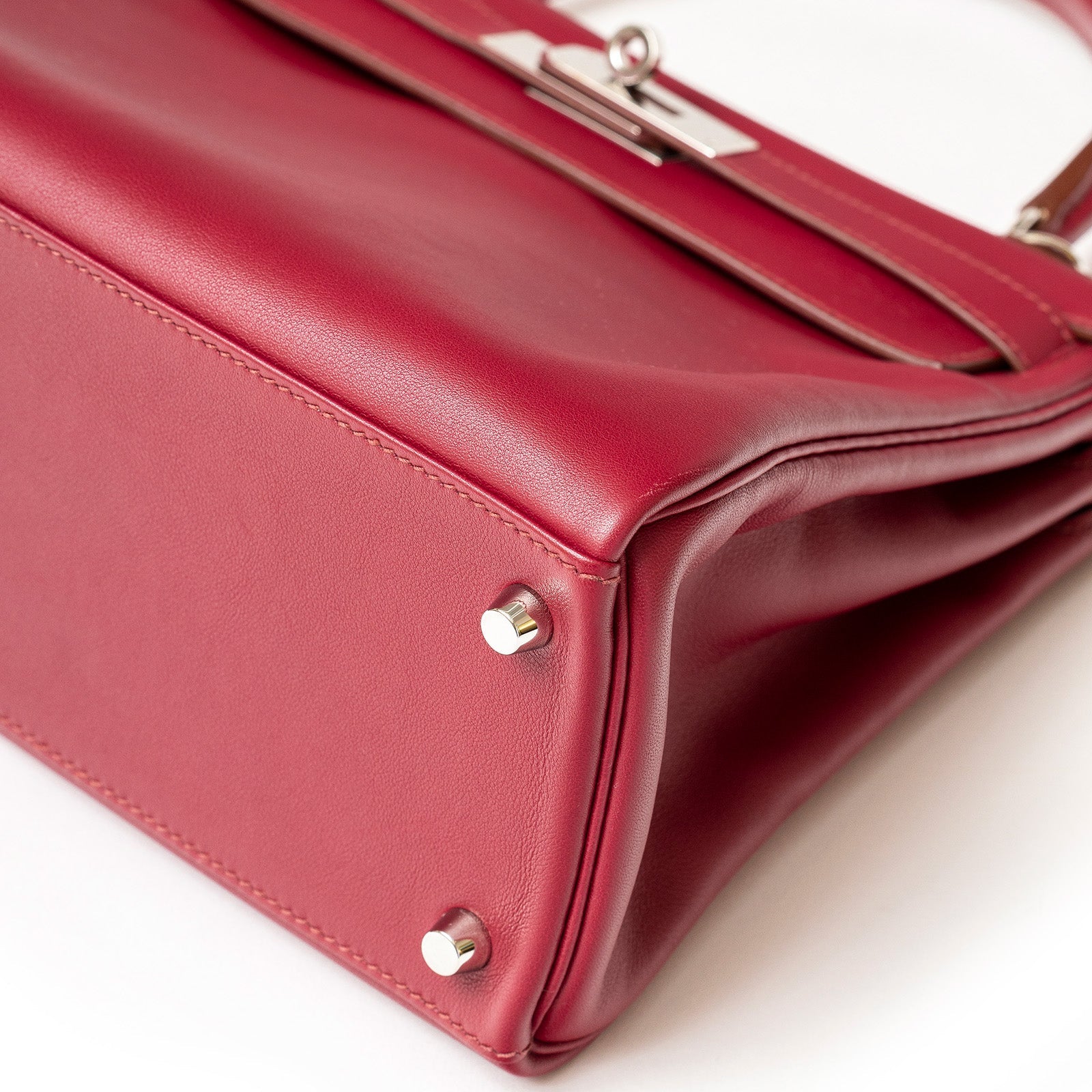 Hermès Kelly 28 Retourne Rubis Swift Palladium Hardware