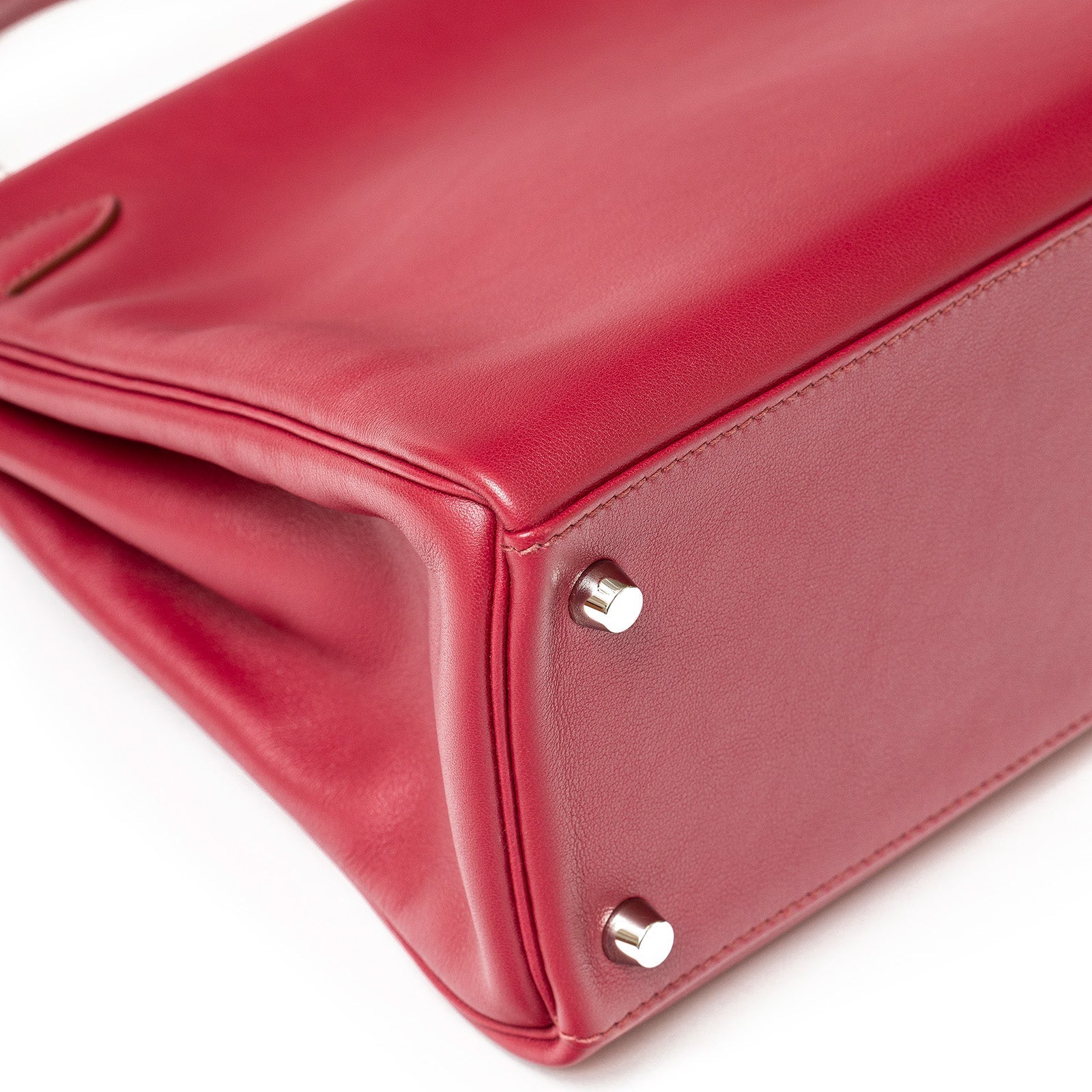 Hermès Kelly 28 Retourne Rubis Swift Palladium Hardware