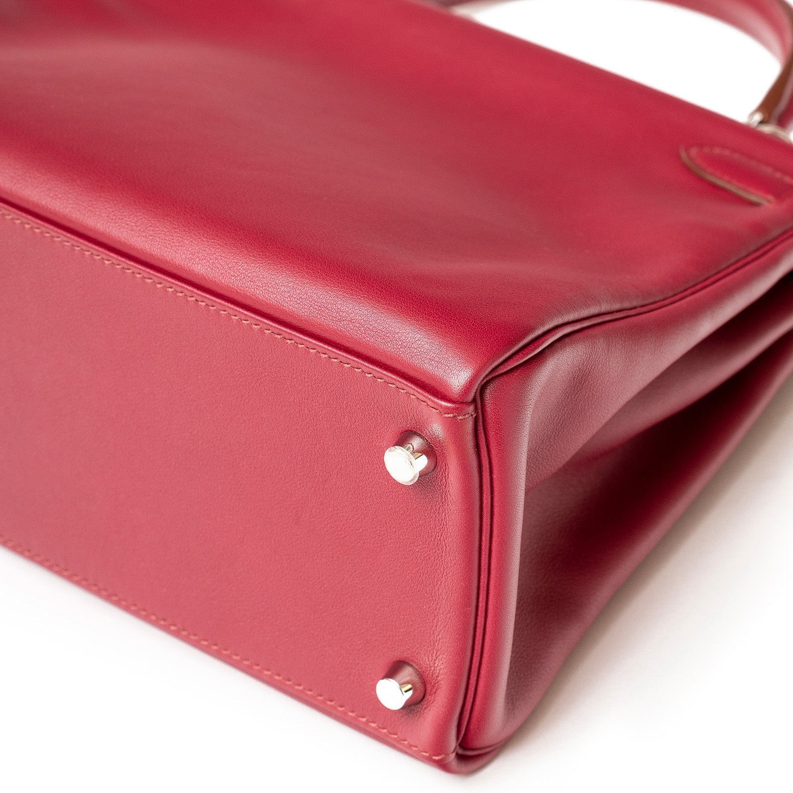 Hermès Kelly 28 Retourne Rubis Swift Palladium Hardware