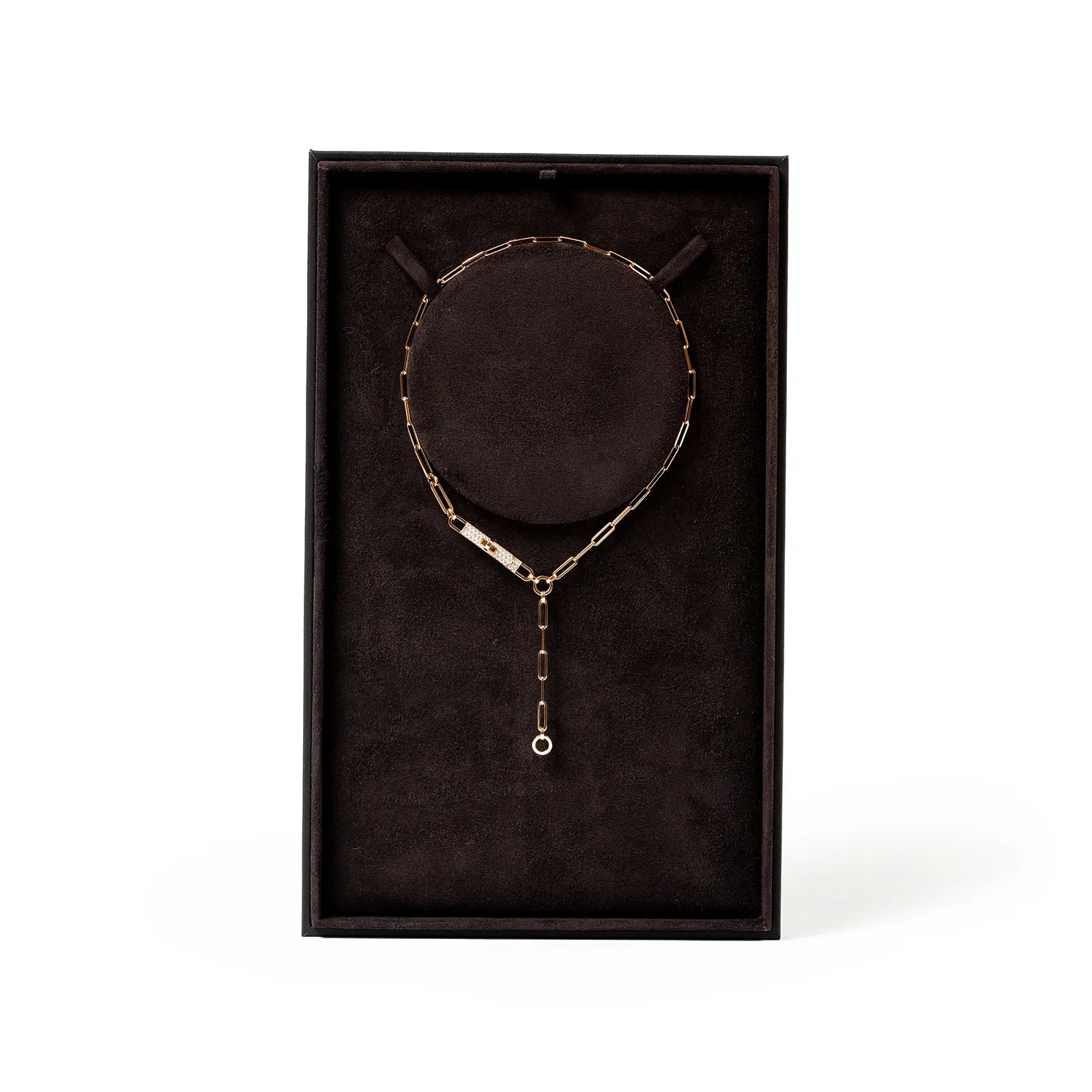 Hermès Kelly Chaine Necklace Rose Gold