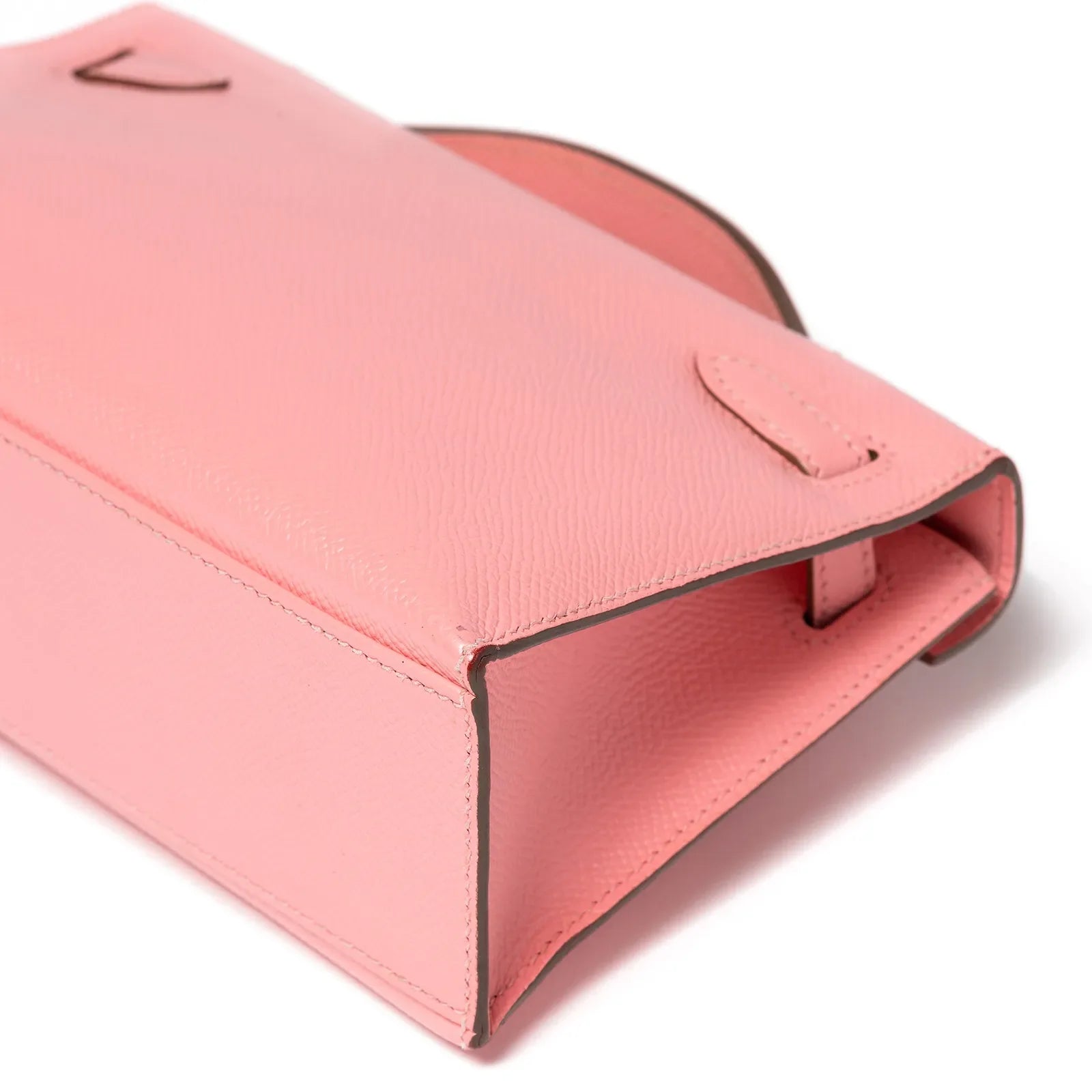 Hermès Kelly Pochette Rose Confetti Epsom Palladium Hardware