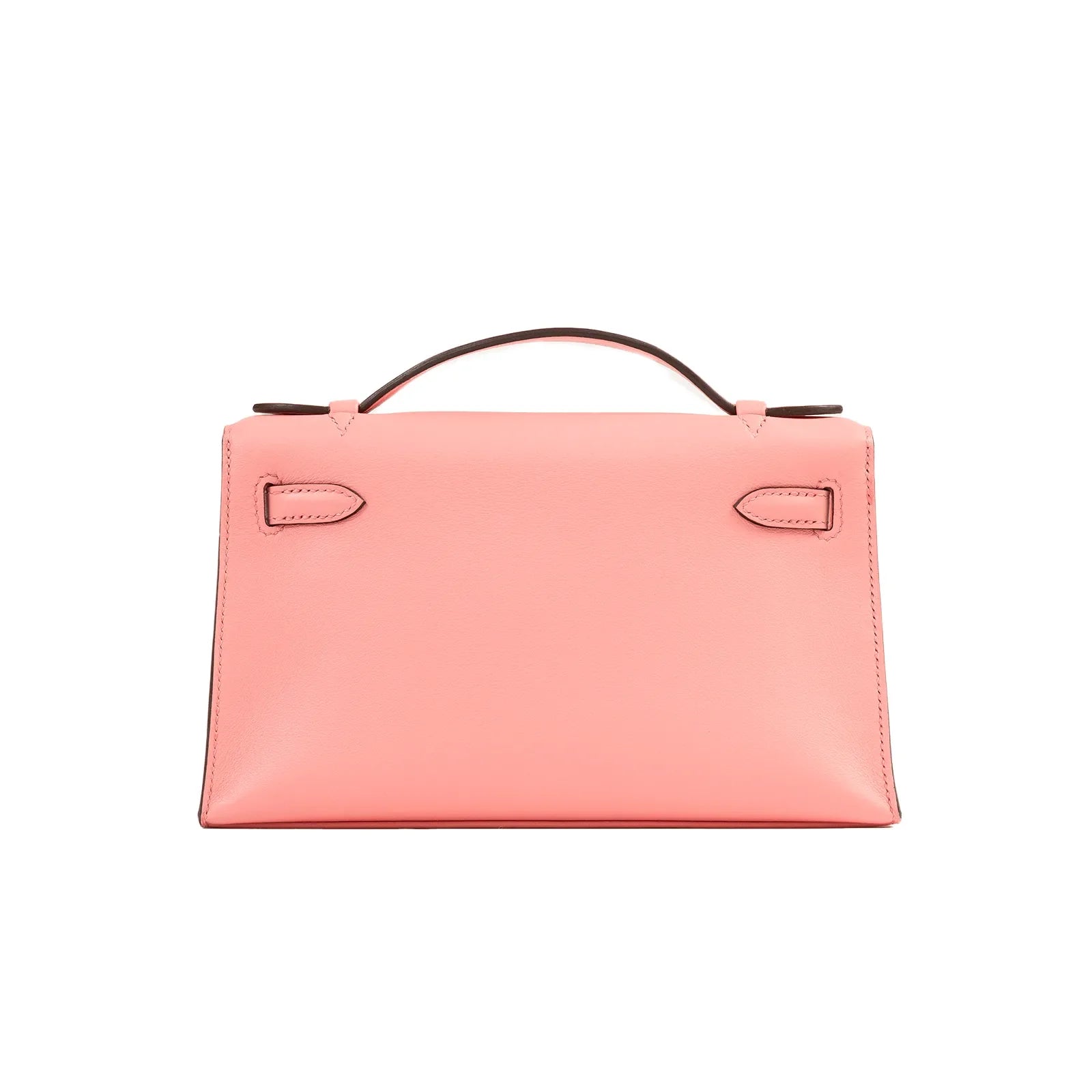 Hermès Kelly Pochette Rose D’Ete Swift Palladium Hardware