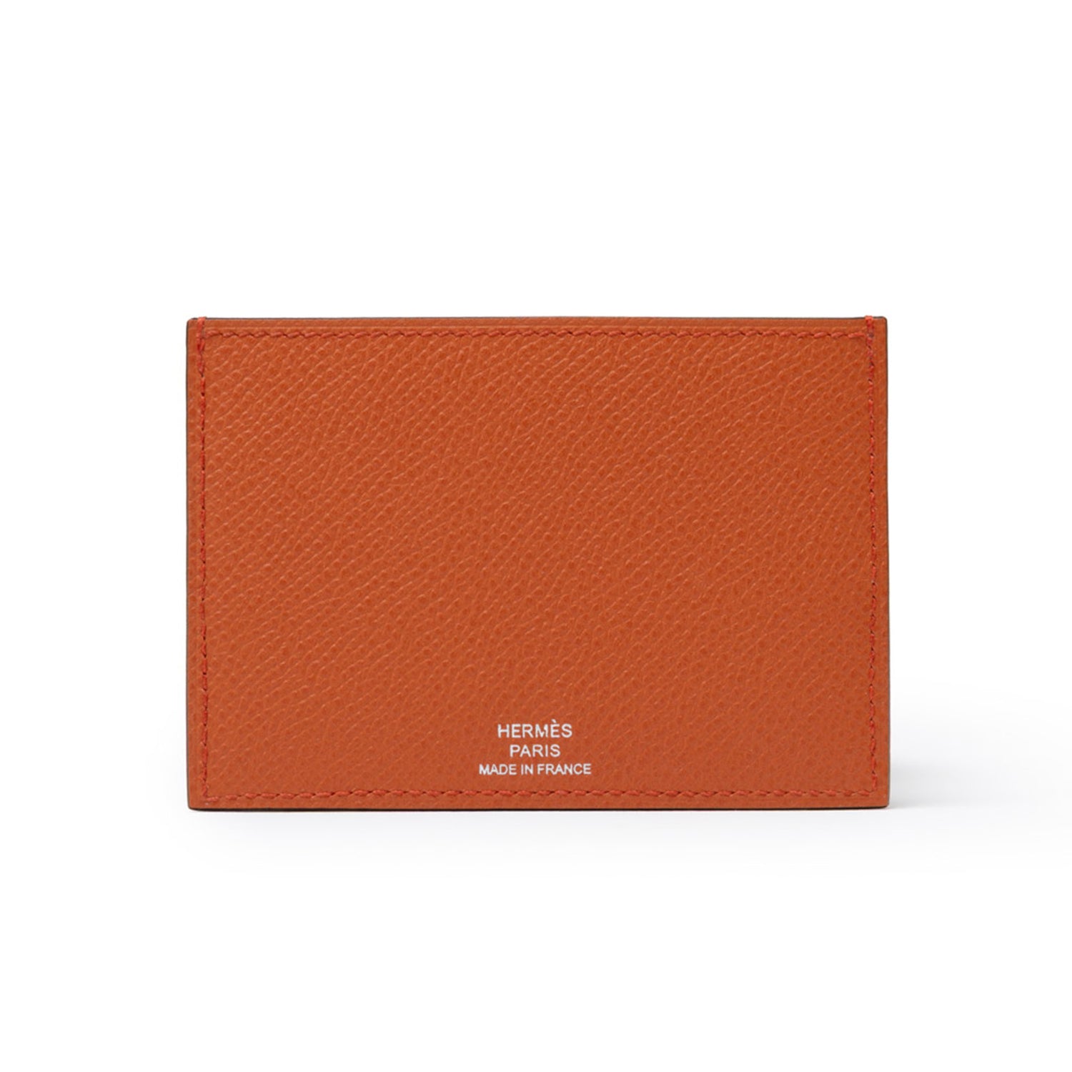 Hermès Les Petis Chevaux Card Holder Terre Bautte/Lime/Bleu/Brume Nata Epsom/Chevre Mysore - Back