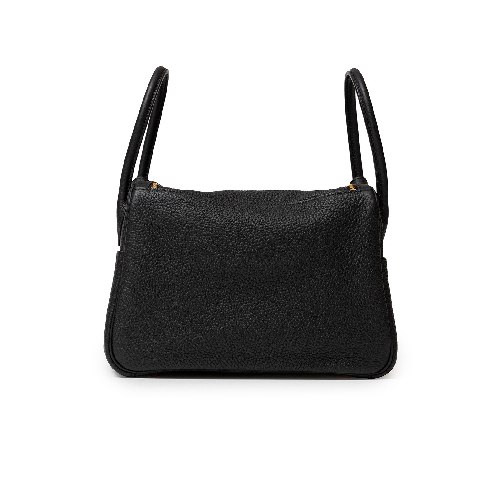 Hermès Lindy 26 Black Clemence Gold Hardware