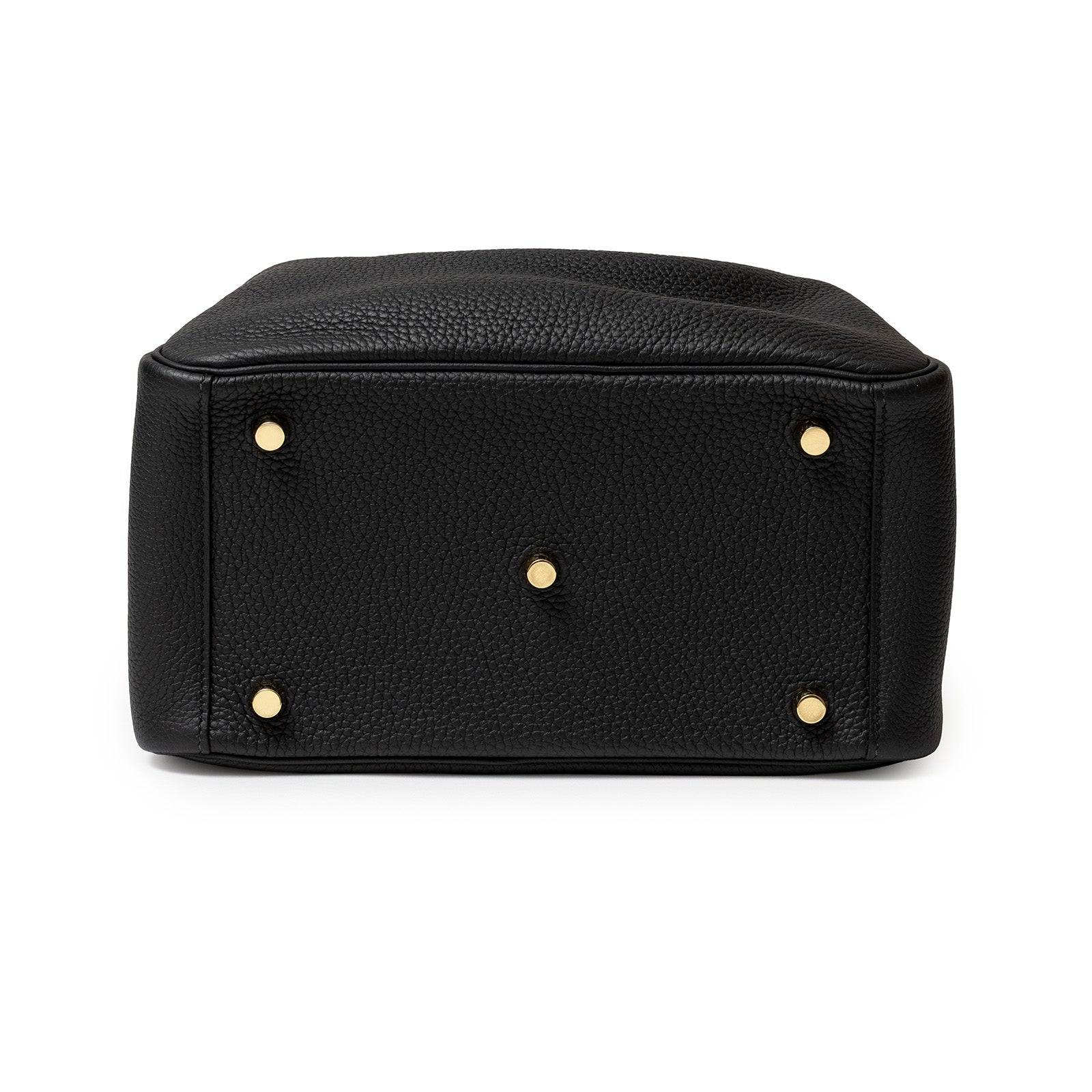Hermès Lindy 26 Black Clemence Gold Hardware
