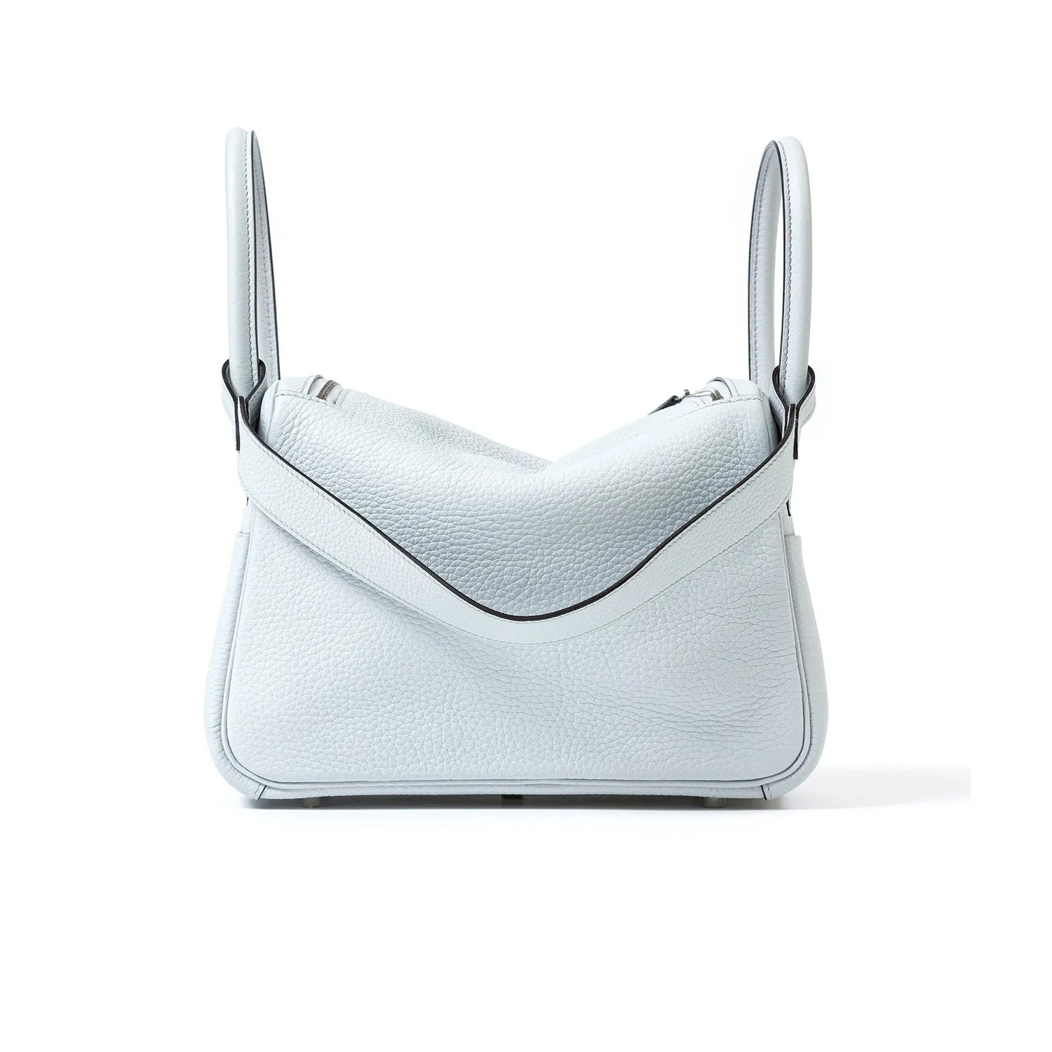 Hermès Lindy 26 Blue Pale Clemence Palladium Hardware
