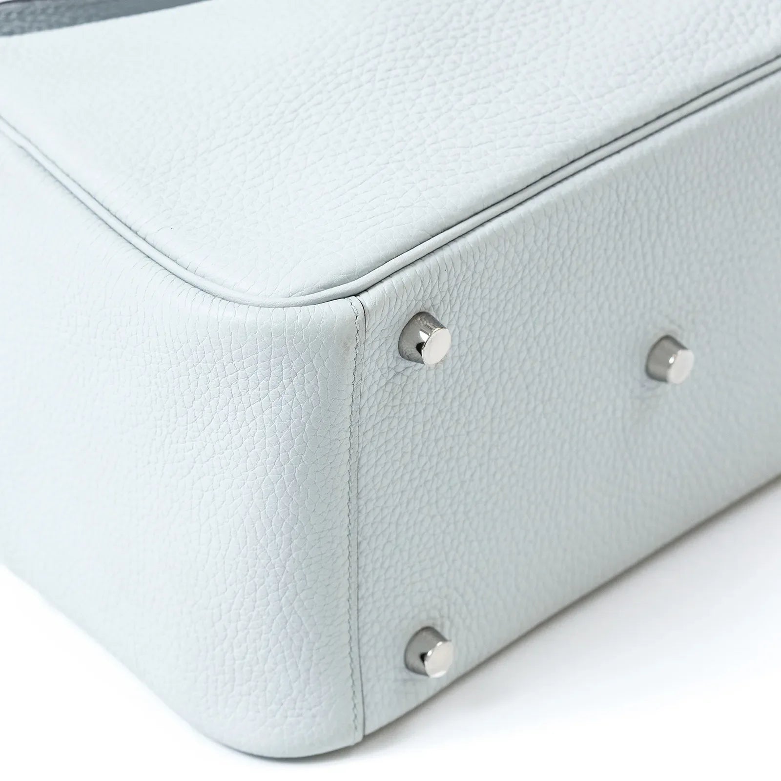 Hermès Lindy 26 Blue Pale Clemence Palladium Hardware