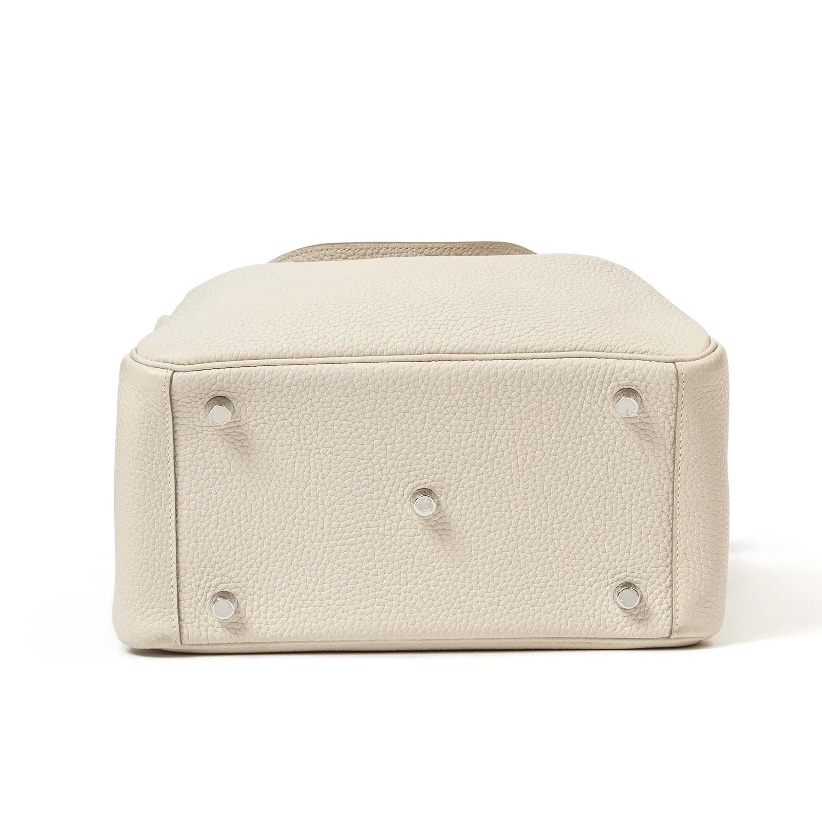 Hermès Lindy 26 Craie Clemence Palladium Hardware