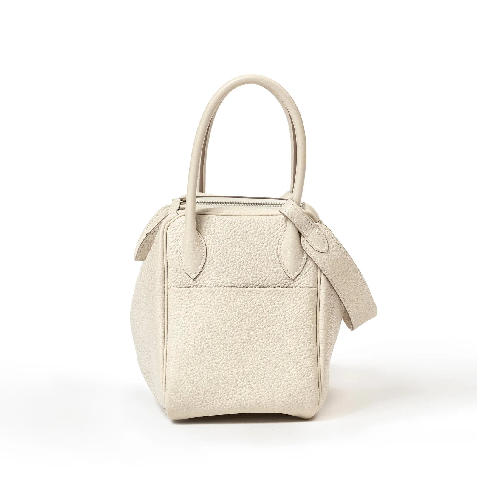 Hermès Lindy 26 Craie Clemence Palladium Hardware