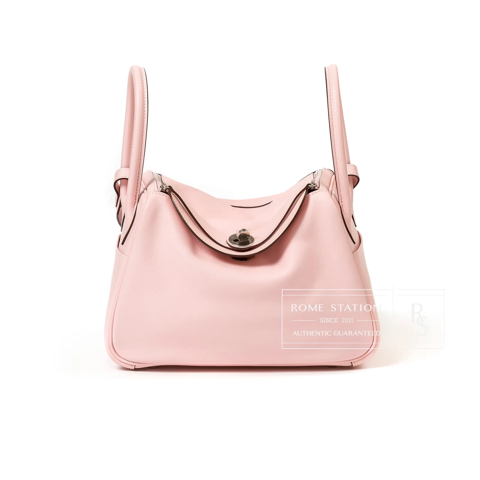 Hermès Lindy 26 Rose Sakura Swift Palladium Hardware