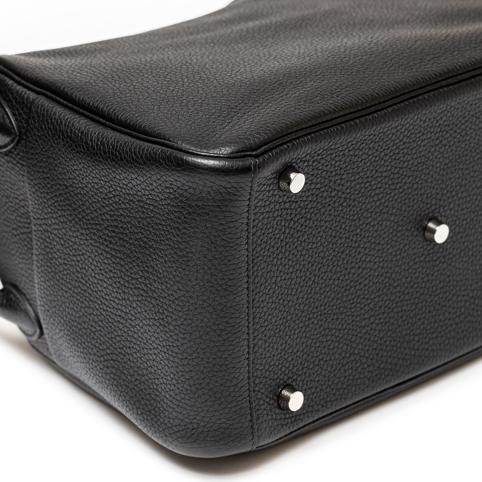 Hermès Lindy 30 Black Clemence Palladium Hardware
