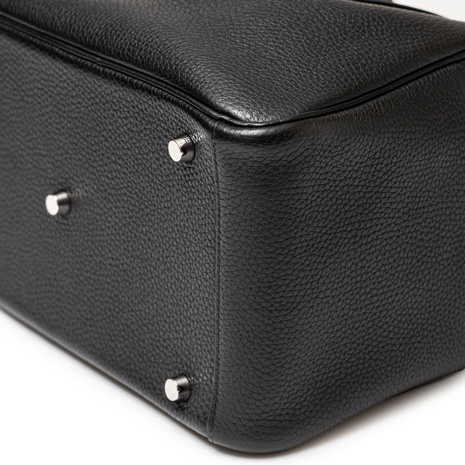 Hermès Lindy 30 Black Clemence Palladium Hardware
