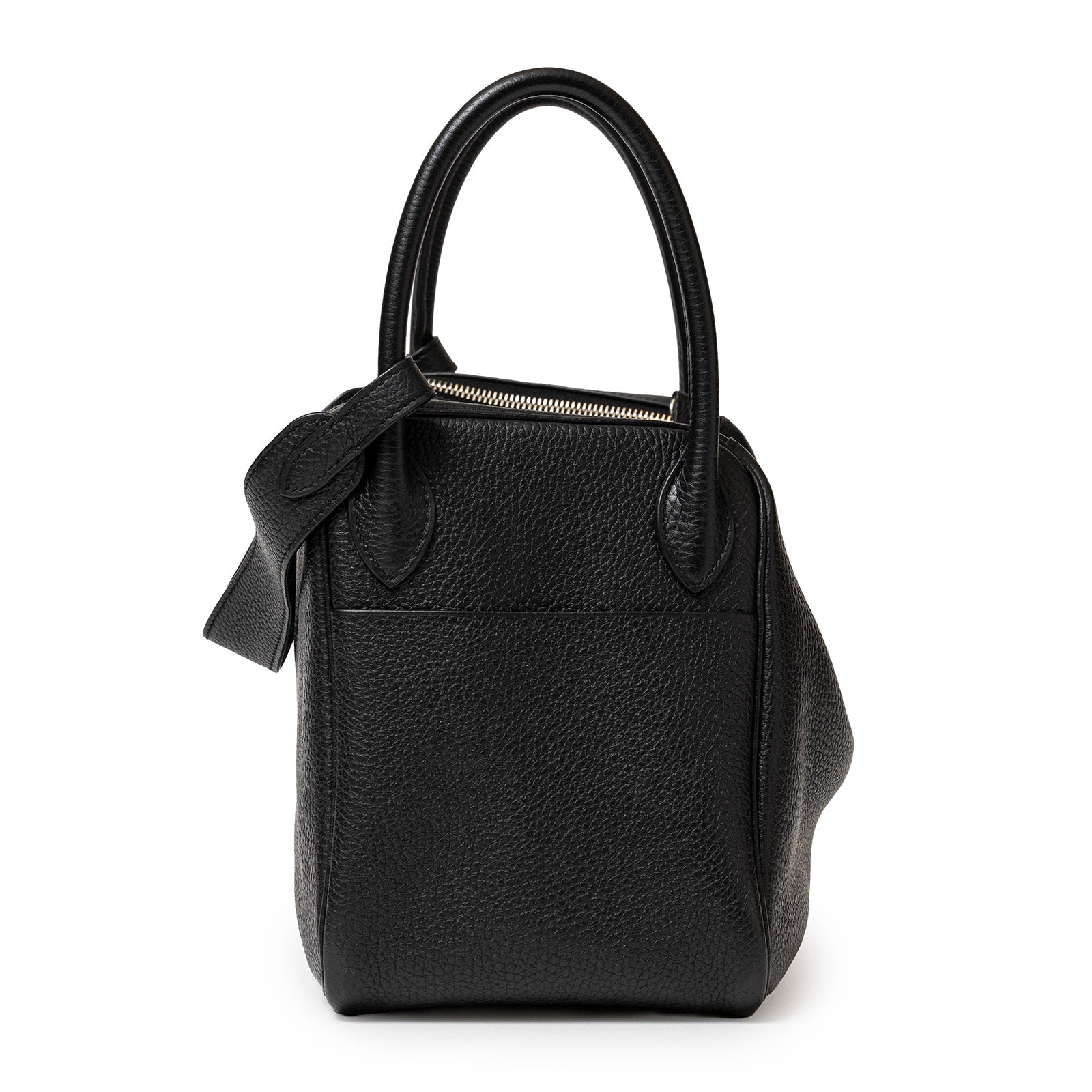 Hermès Lindy 30 Black Clemence Palladium Hardware