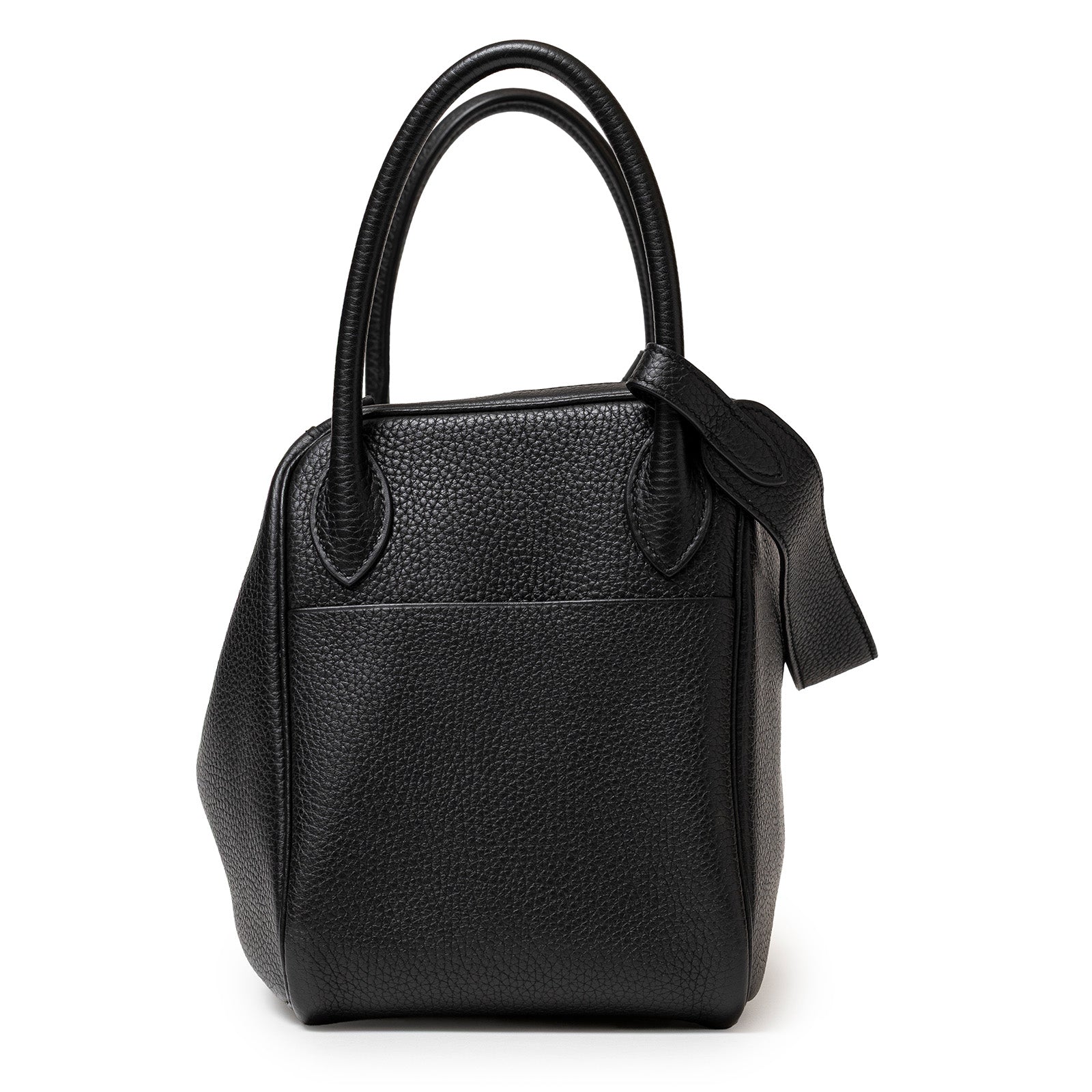 Hermès Lindy 30 Black Clemence Palladium Hardware