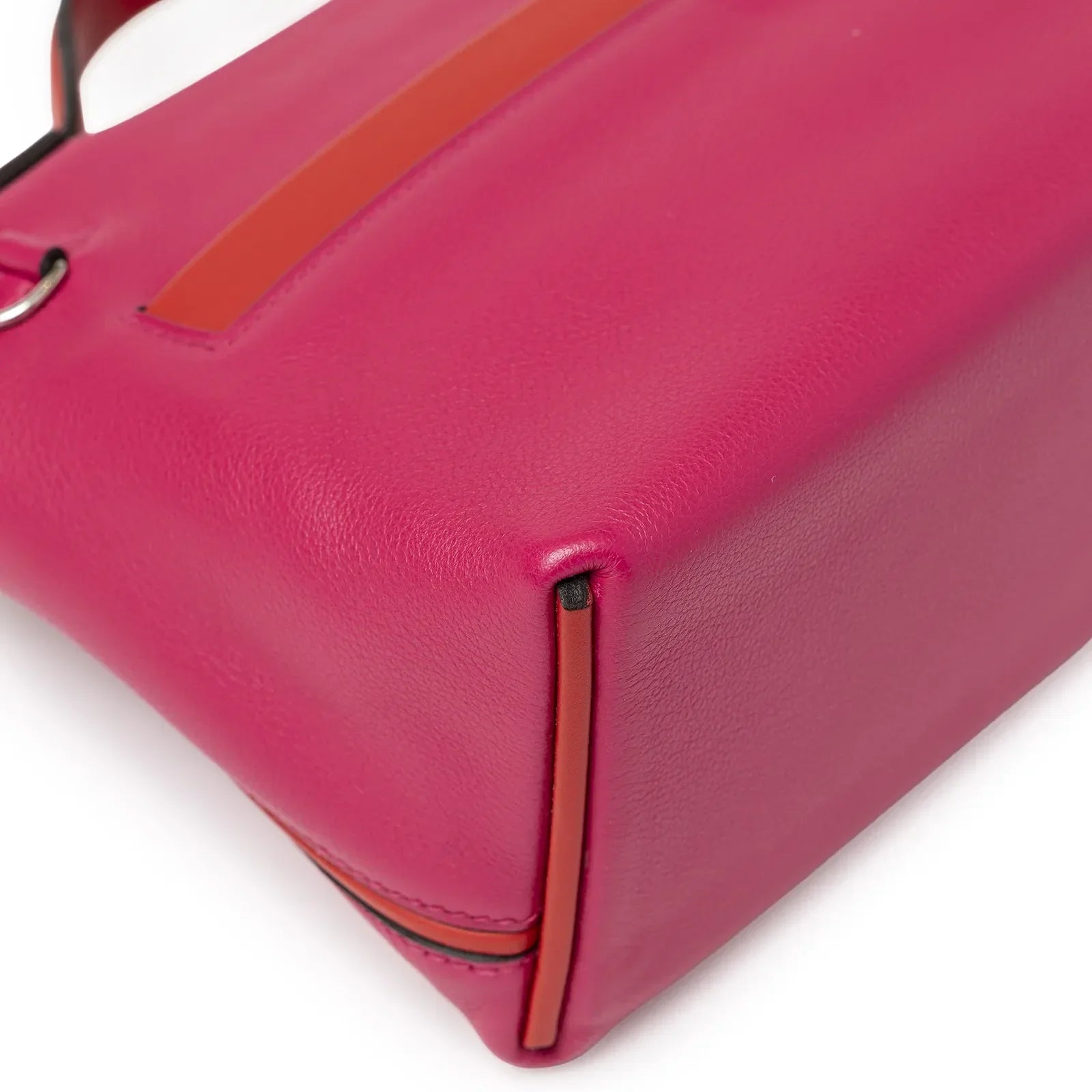 Hermès Mini 24/24 21 Rose Mexico/Rouge De Coeur Evercolor and Swift Palladium Hardware