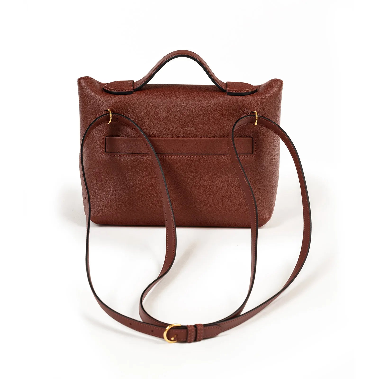 Hermès Mini 24/24 21 Rouge H Evercolor and Swift Gold Hardware