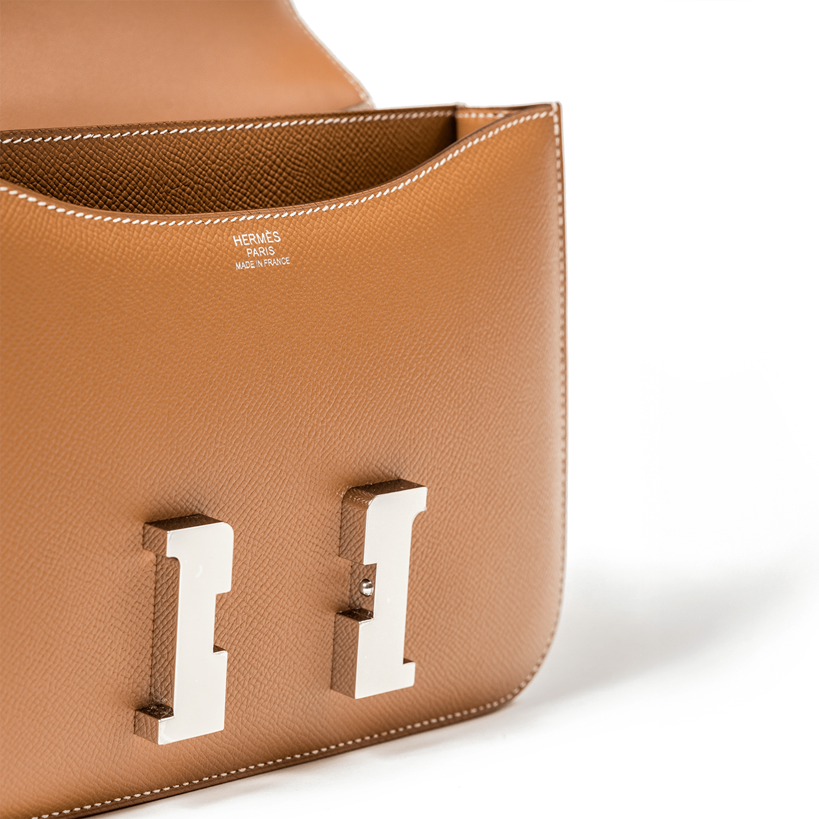 Hermès Mini Constance 18 Gold Epsom Palladium Hardware