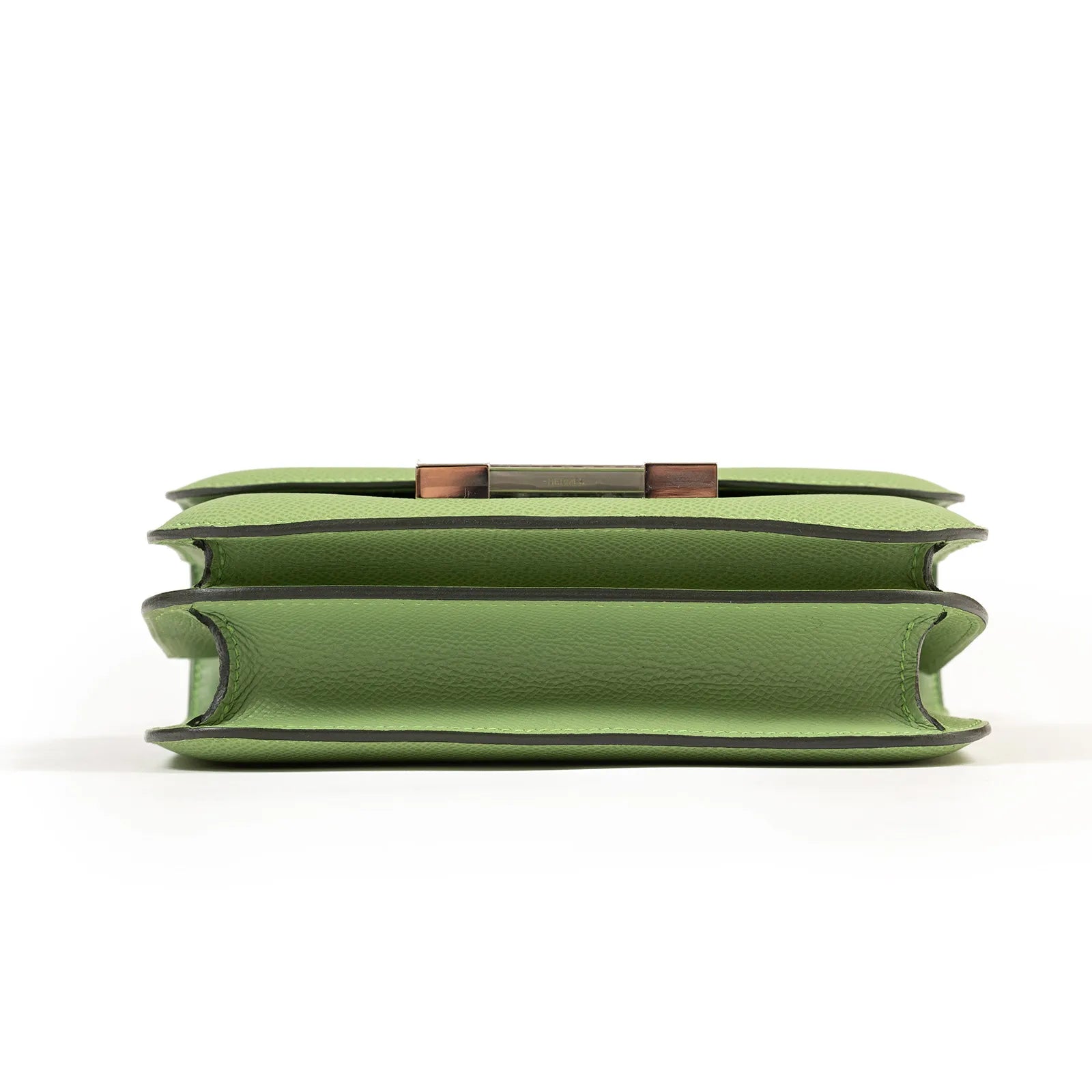 Hermès Mini Constance 18 Vert Criquet Epsom Palladium Hardware