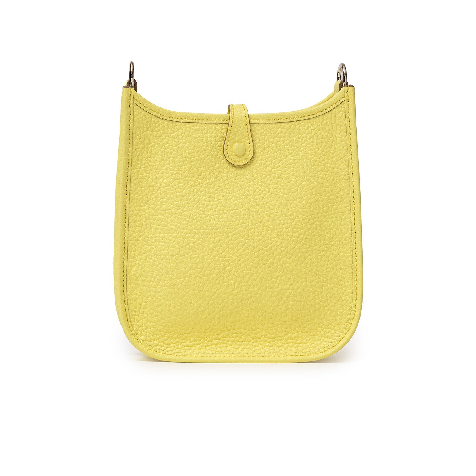 Hermès Mini Evelyne Limoncello Clemence Palladium Hardware