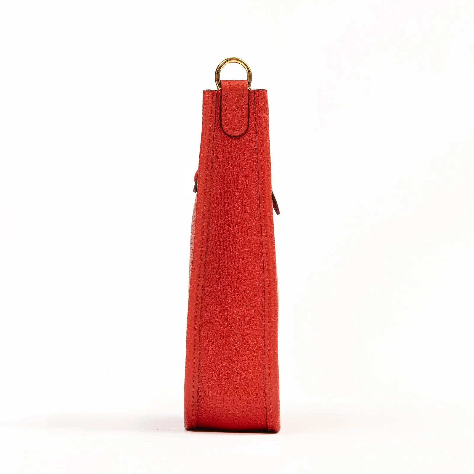 Hermès Mini Evelyne Rouge de Coeur/Coeu-Frid Clemence Gold Hardware
