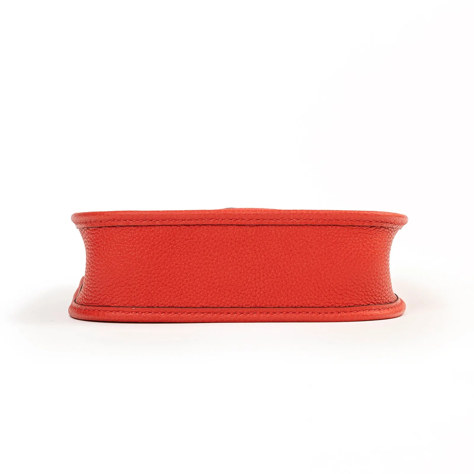 Hermès Mini Evelyne Rouge de Coeur/Coeu-Frid Clemence Gold Hardware