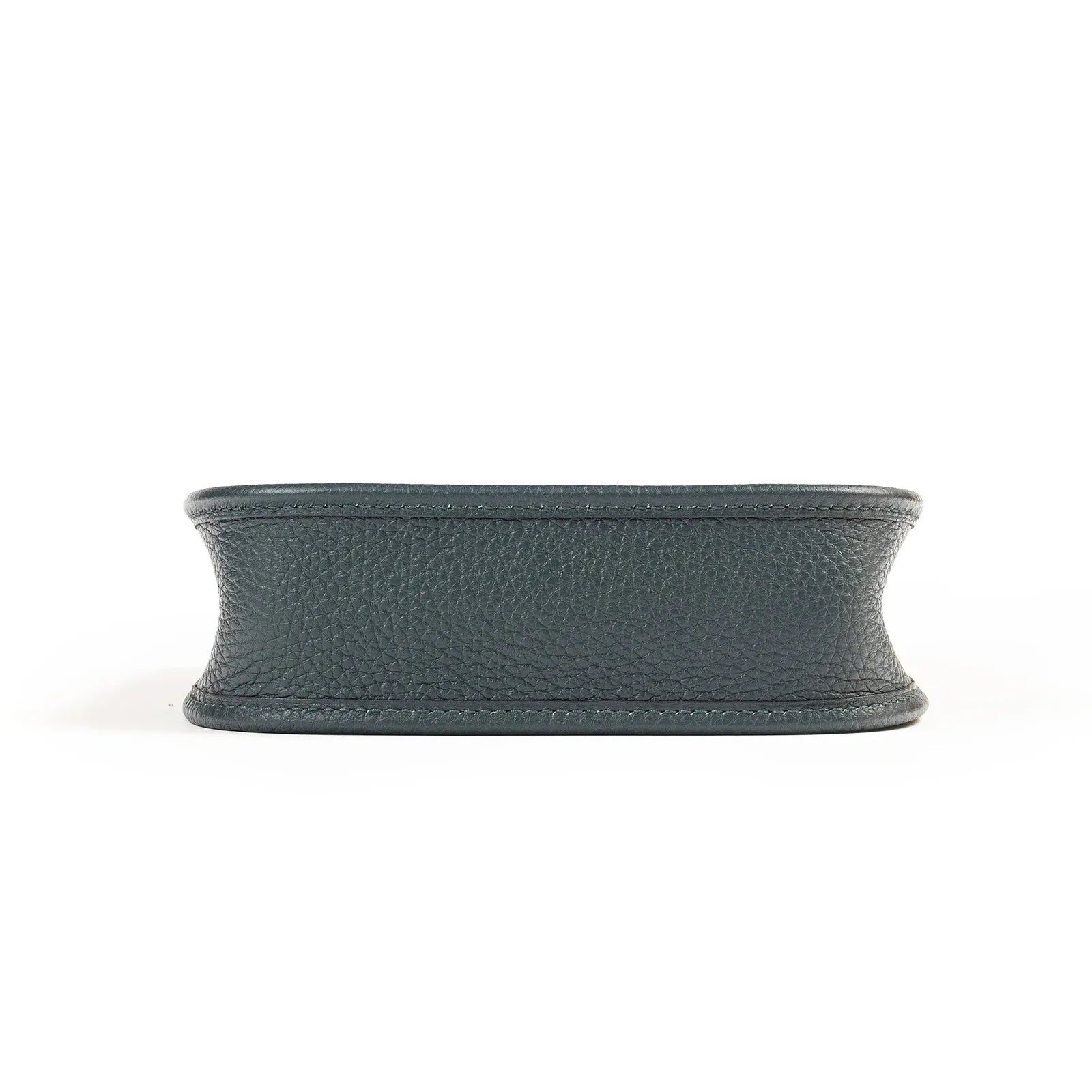Hermès Mini Evelyne Vert Cypress/Noir/Blanc Clemence Palladium Hardware