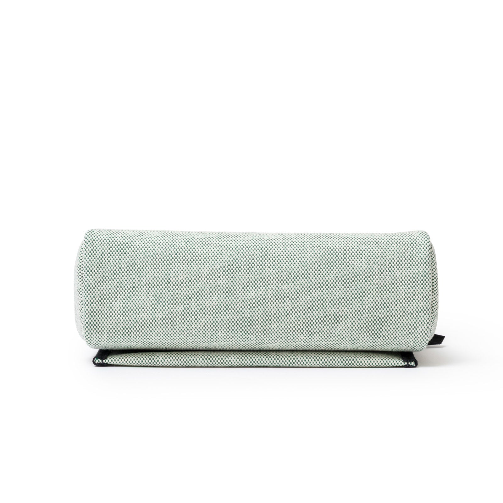 Hermès Mini Herbag Zip 20 Black Ecru/Vert Moyen Toile Palladium Hardware - Bottom